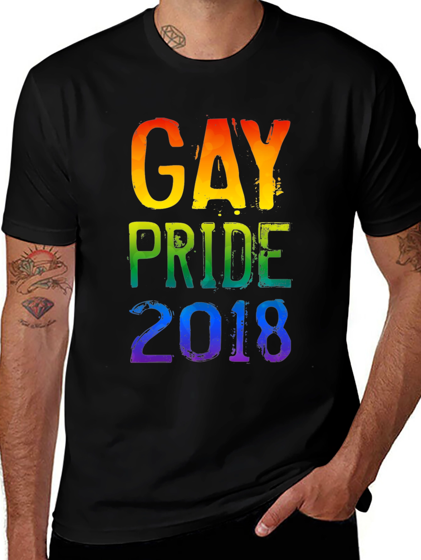 Gay Pride 2018 Rainbow T-Shirt