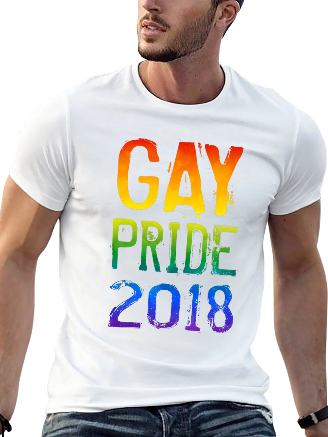 Gay Pride 2018 Rainbow T-Shirt