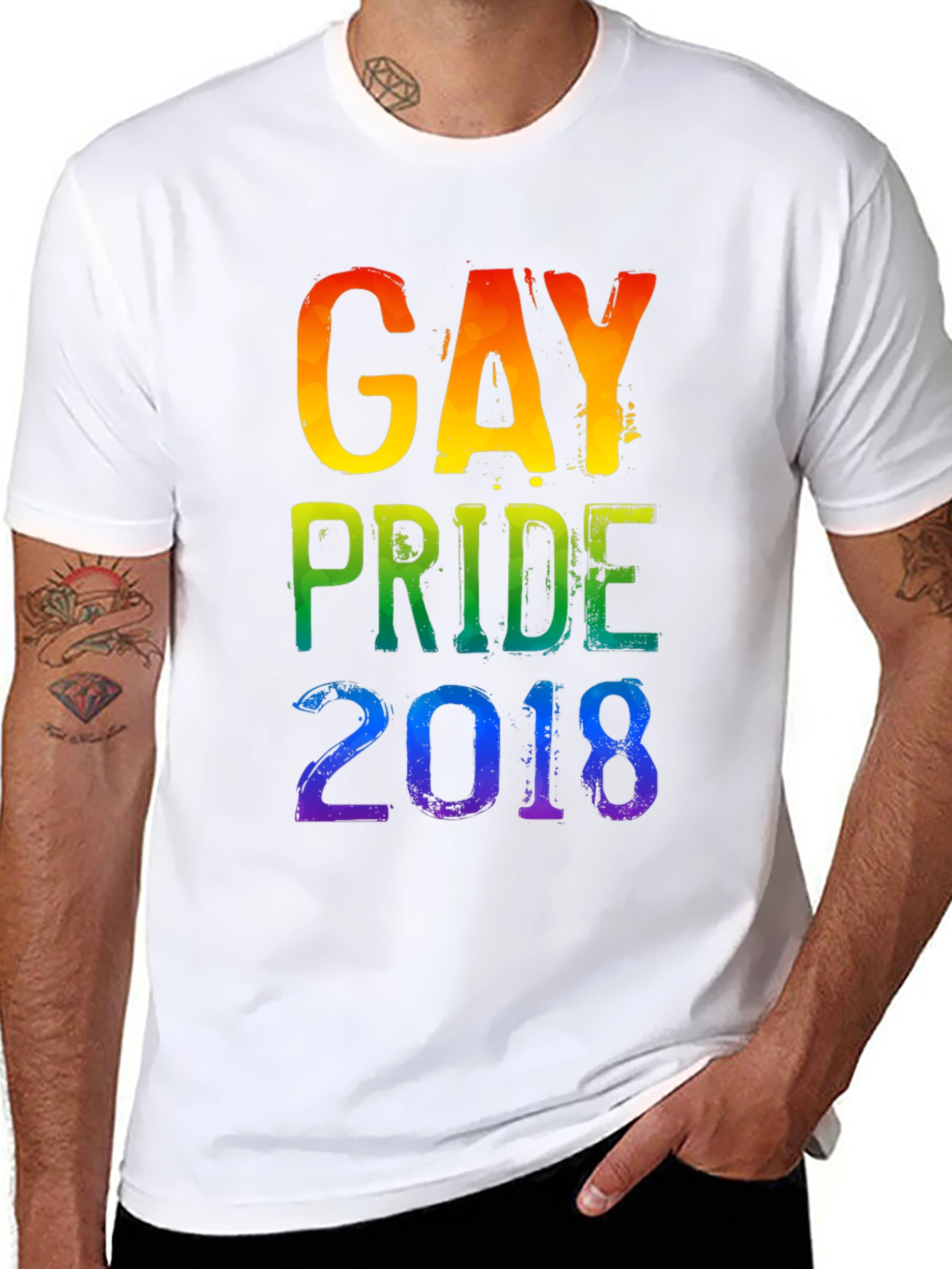Gay Pride 2018 Rainbow T-Shirt