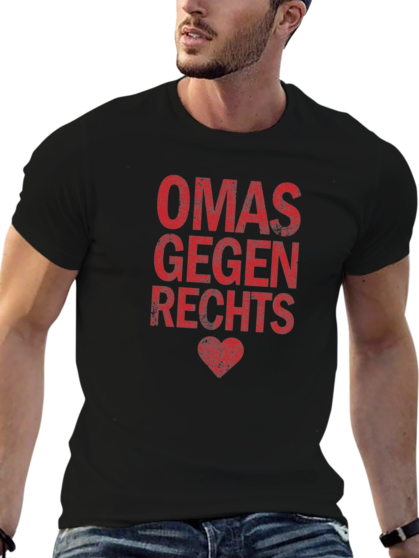 Omas Gegen Rechts T-Shirt - Anti-Right Wing Graphic Tee