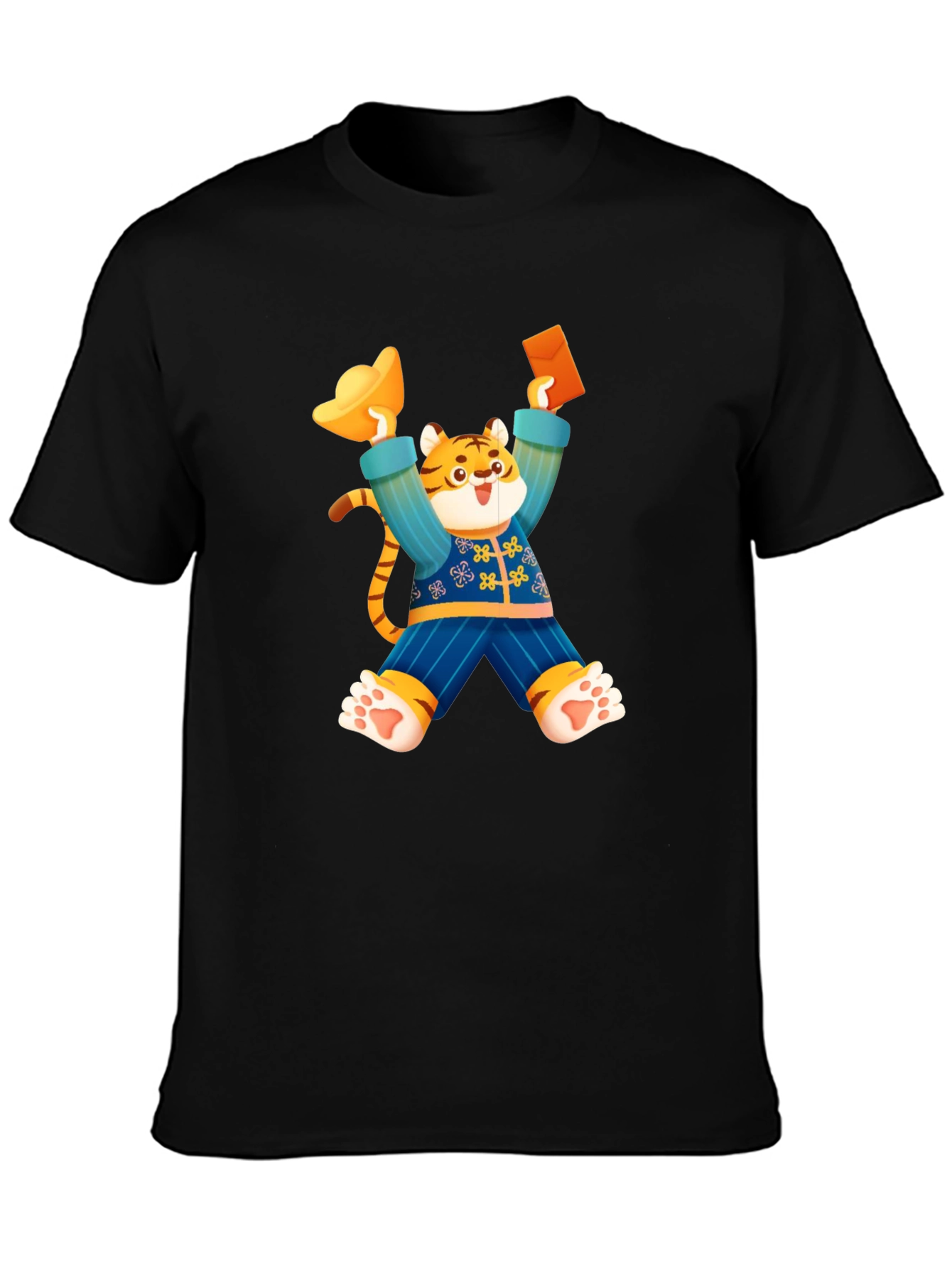 Festive Tiger Graphic Tee - Year of the Tiger