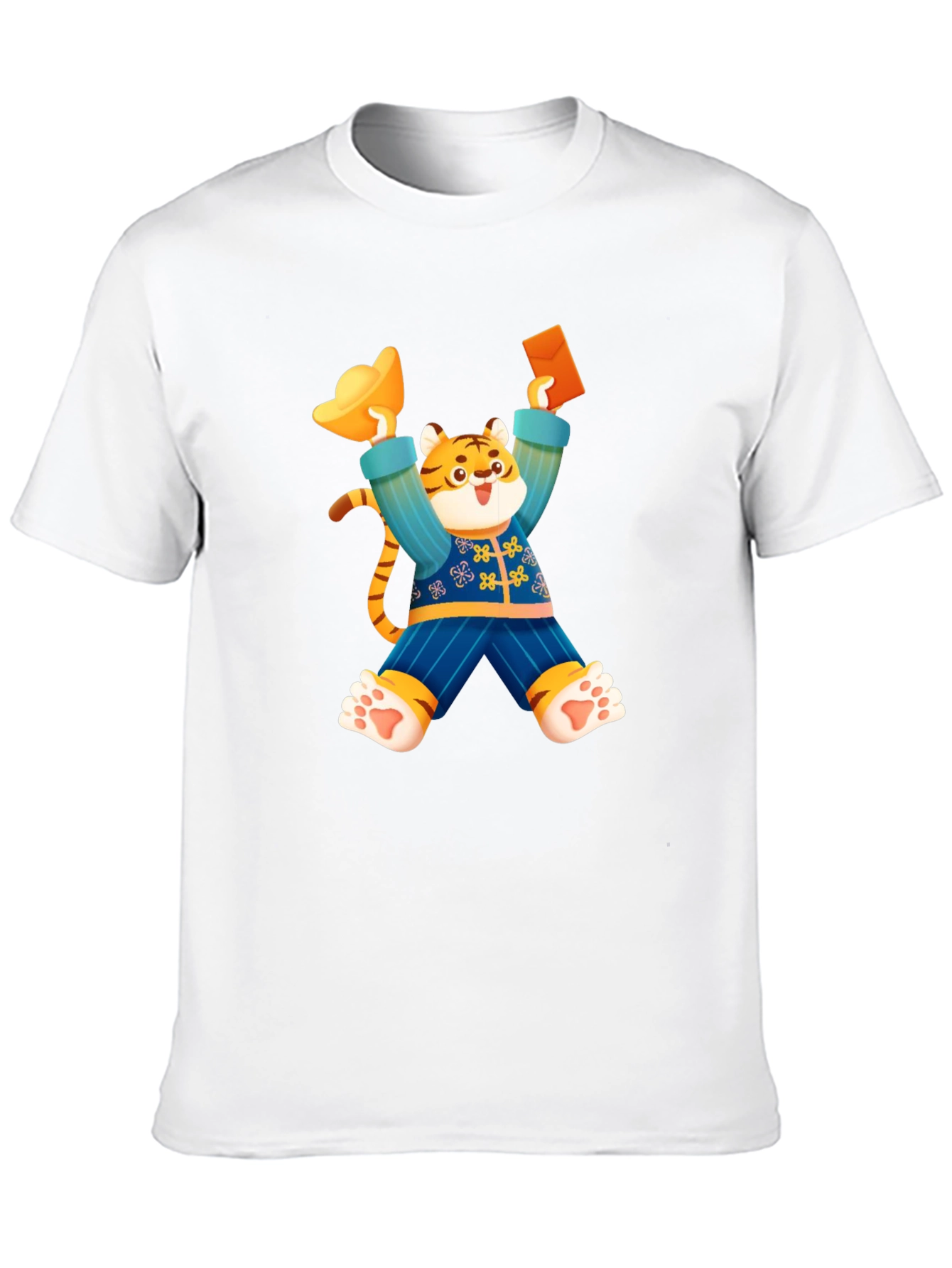 Festive Tiger Graphic Tee - Year of the Tiger