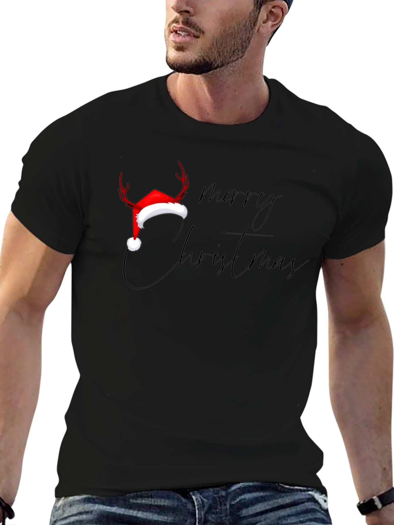 Merry Christmas T-Shirt - Holiday Festive Wear