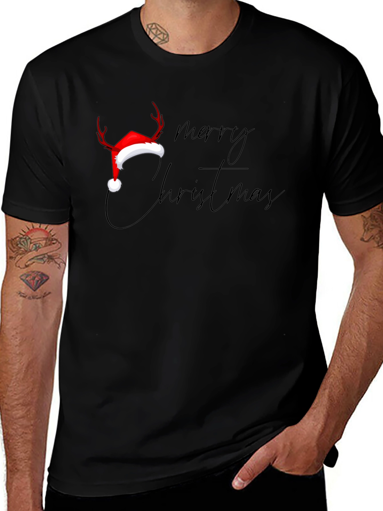 Merry Christmas T-Shirt - Holiday Festive Wear
