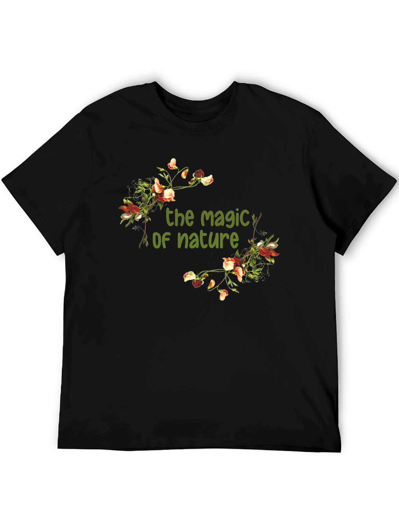 Magic of Nature Floral Print T-Shirt