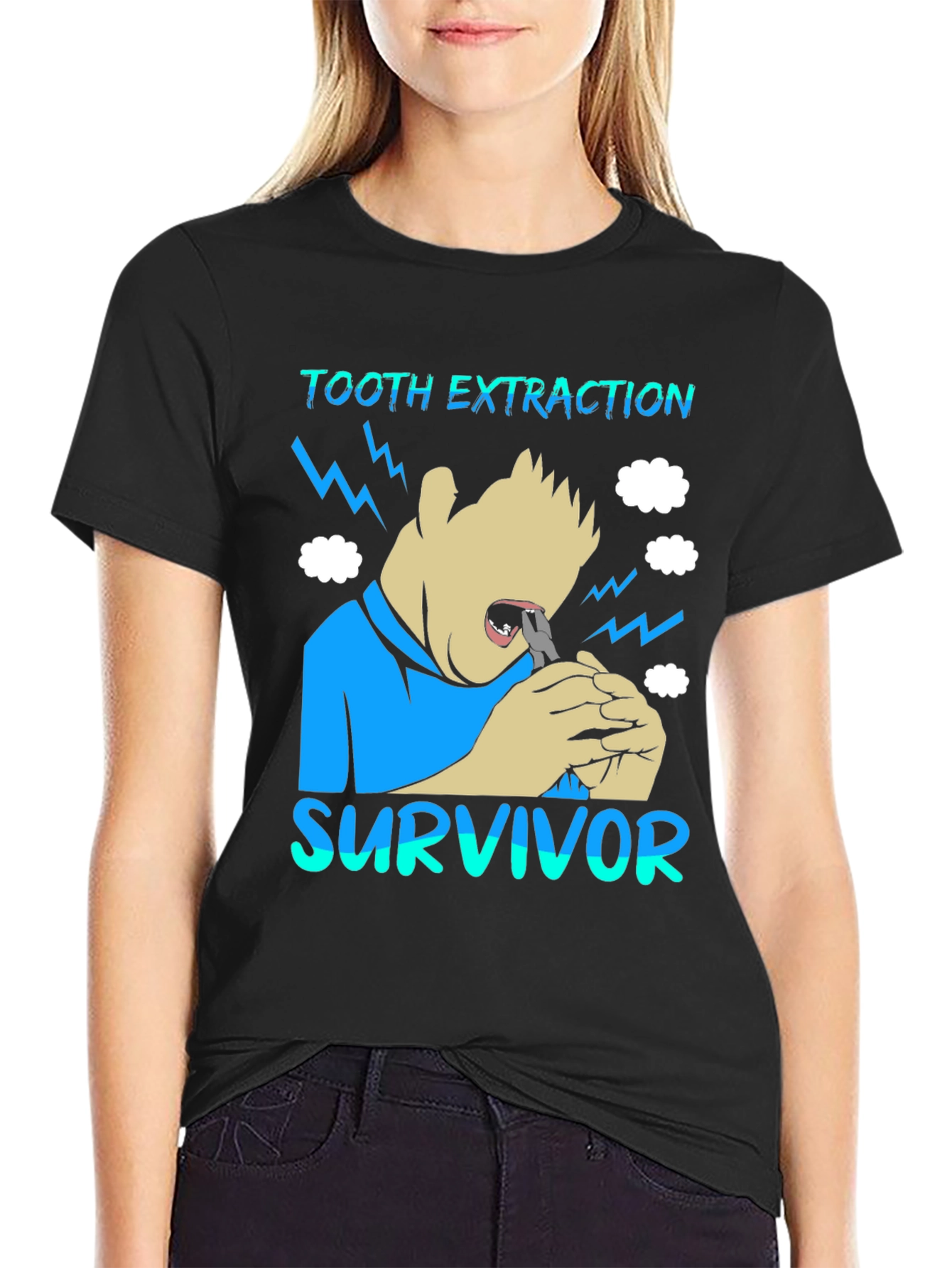 Tooth Extraction Survivor Graphic Tee