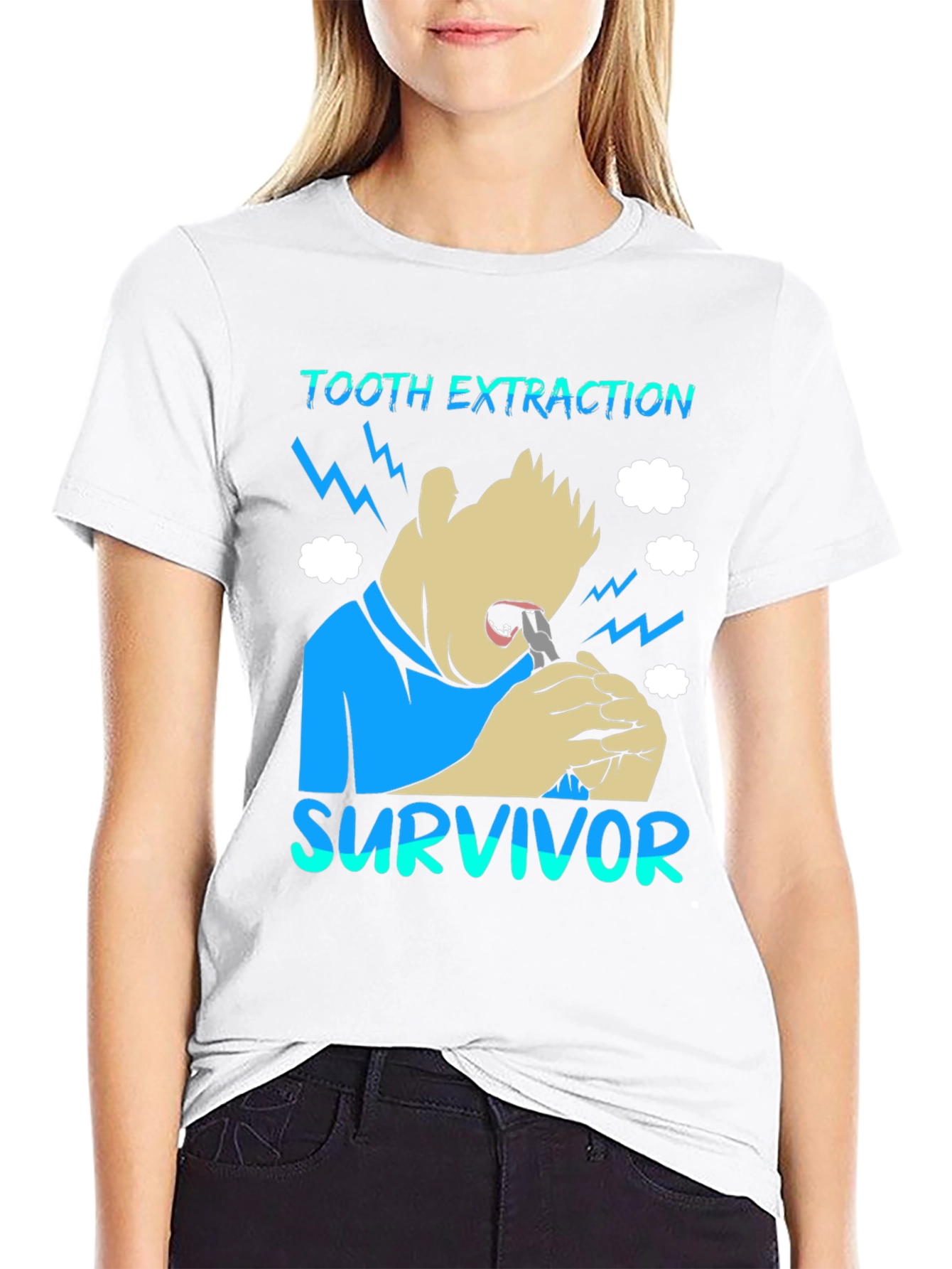 Tooth Extraction Survivor Graphic Tee