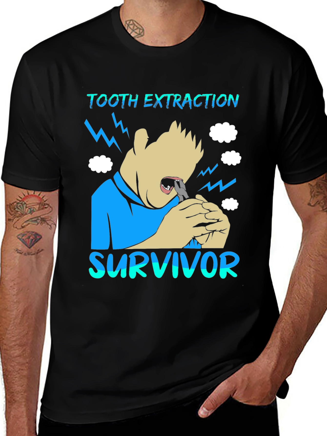 Tooth Extraction Survivor Graphic Tee
