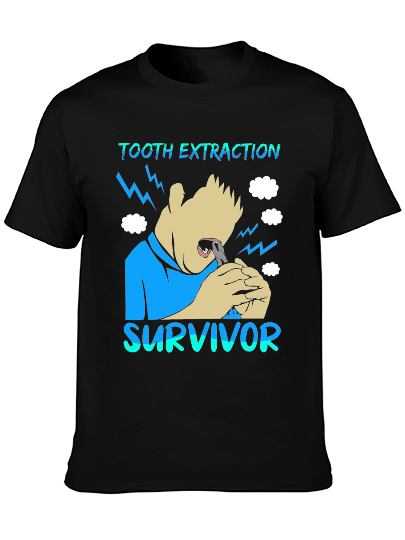 Tooth Extraction Survivor Graphic Tee