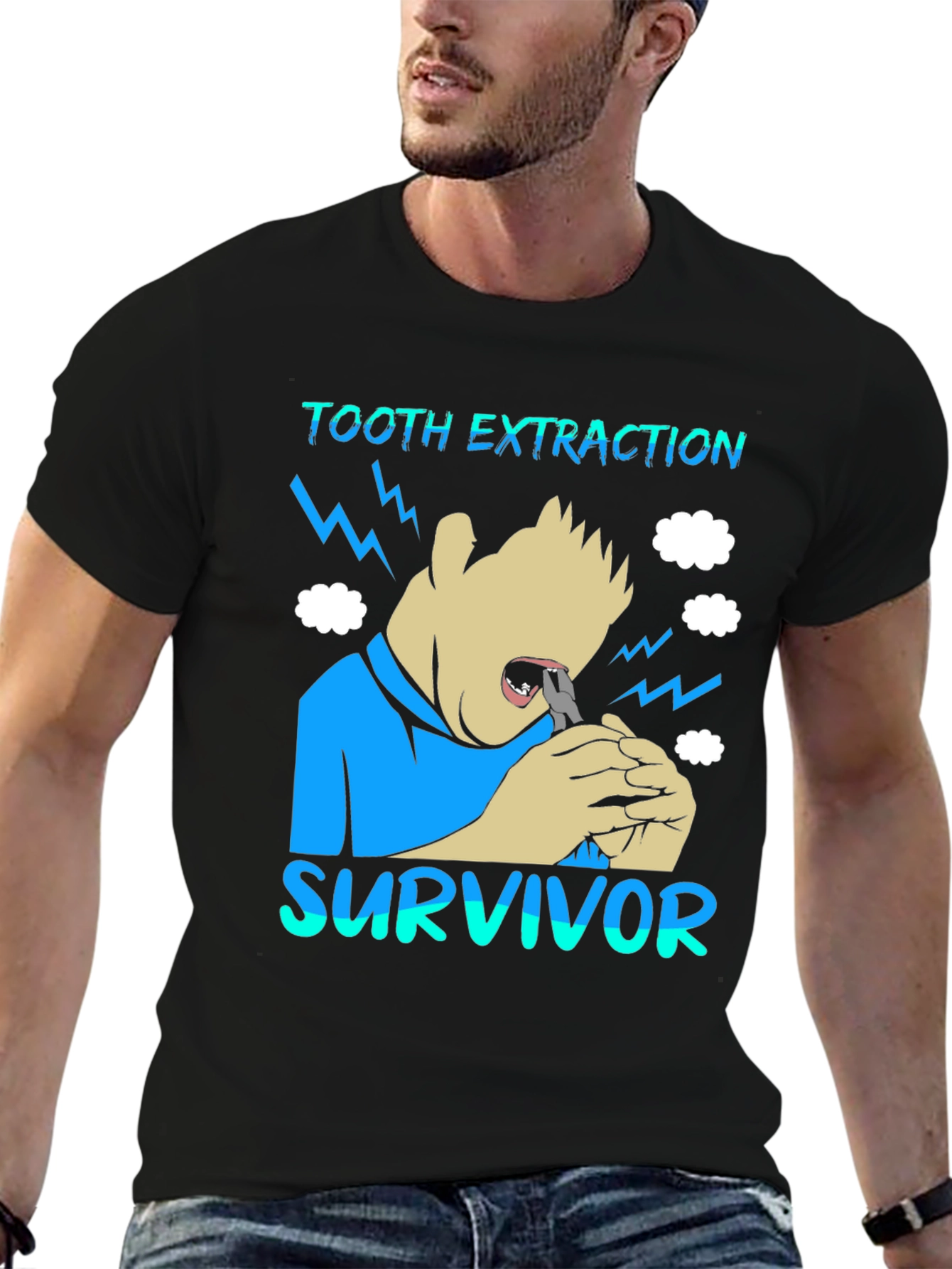 Tooth Extraction Survivor Graphic Tee