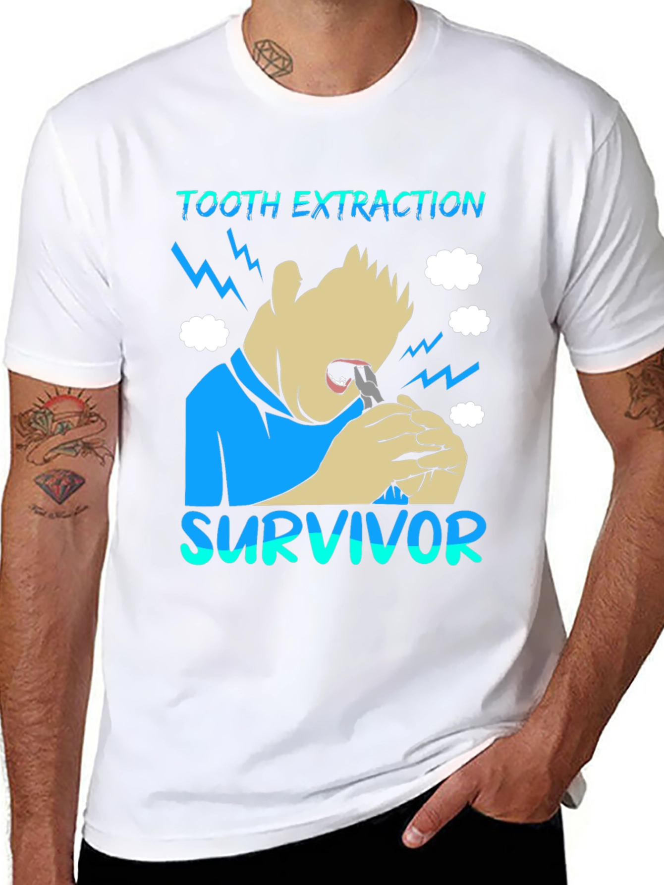 Tooth Extraction Survivor Graphic Tee