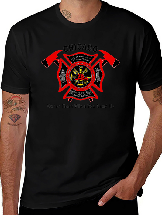 Chicago Fire Rescue T-Shirt - Were There When You Need Us