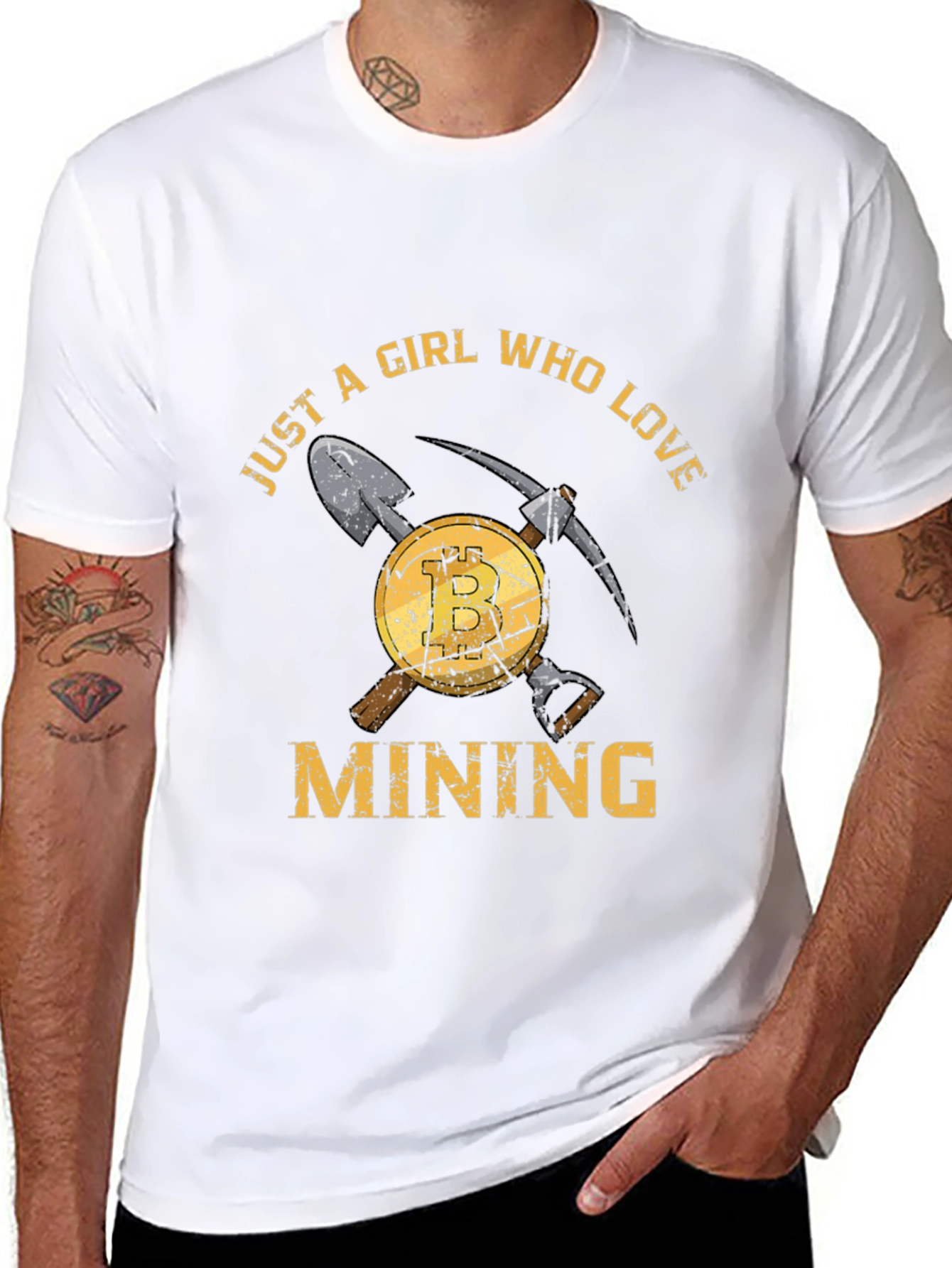 Just A Girl Who Loves Mining T-Shirt