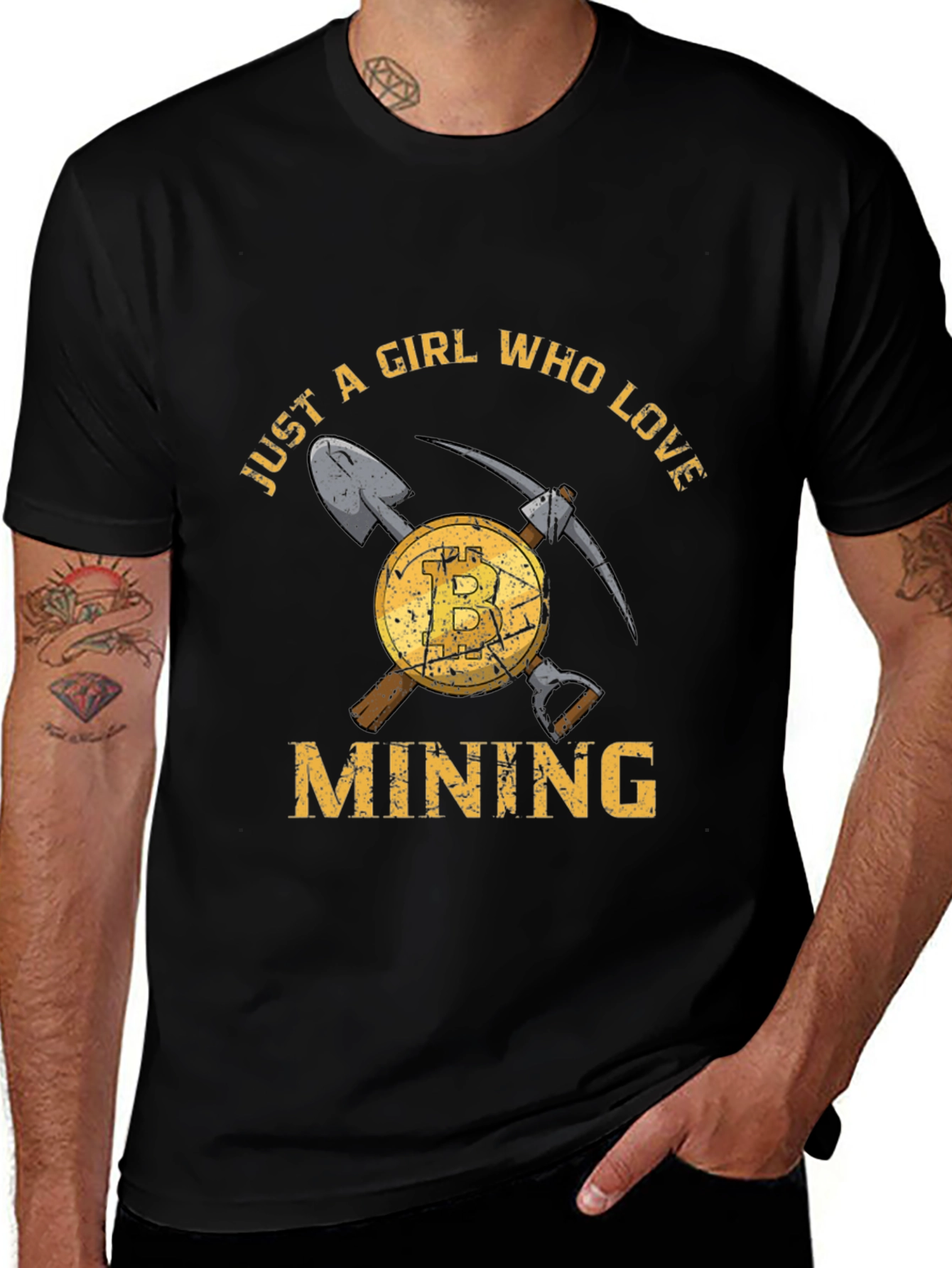 Just A Girl Who Loves Mining T-Shirt