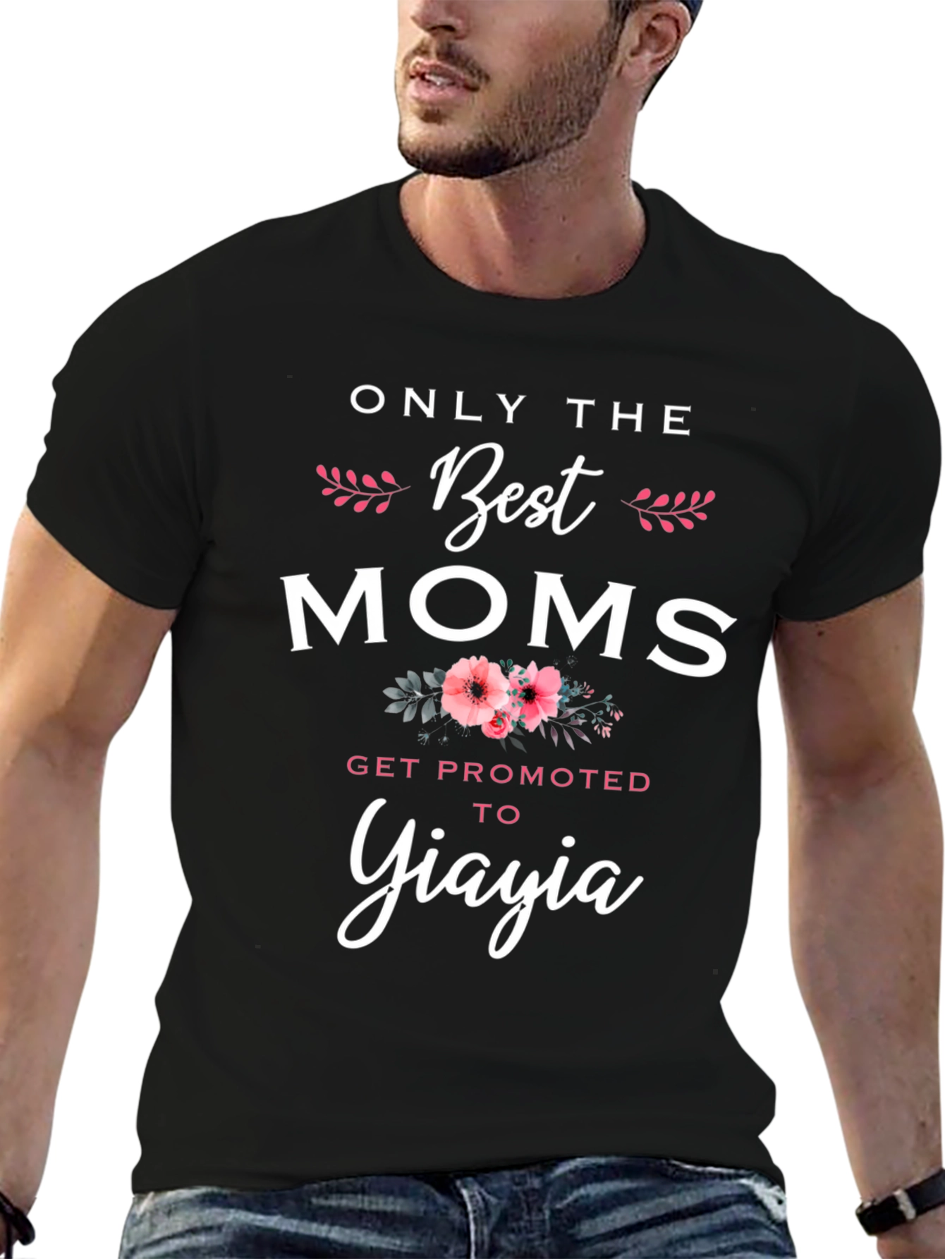 Best Moms Get Promoted to Yiayia T-Shirt