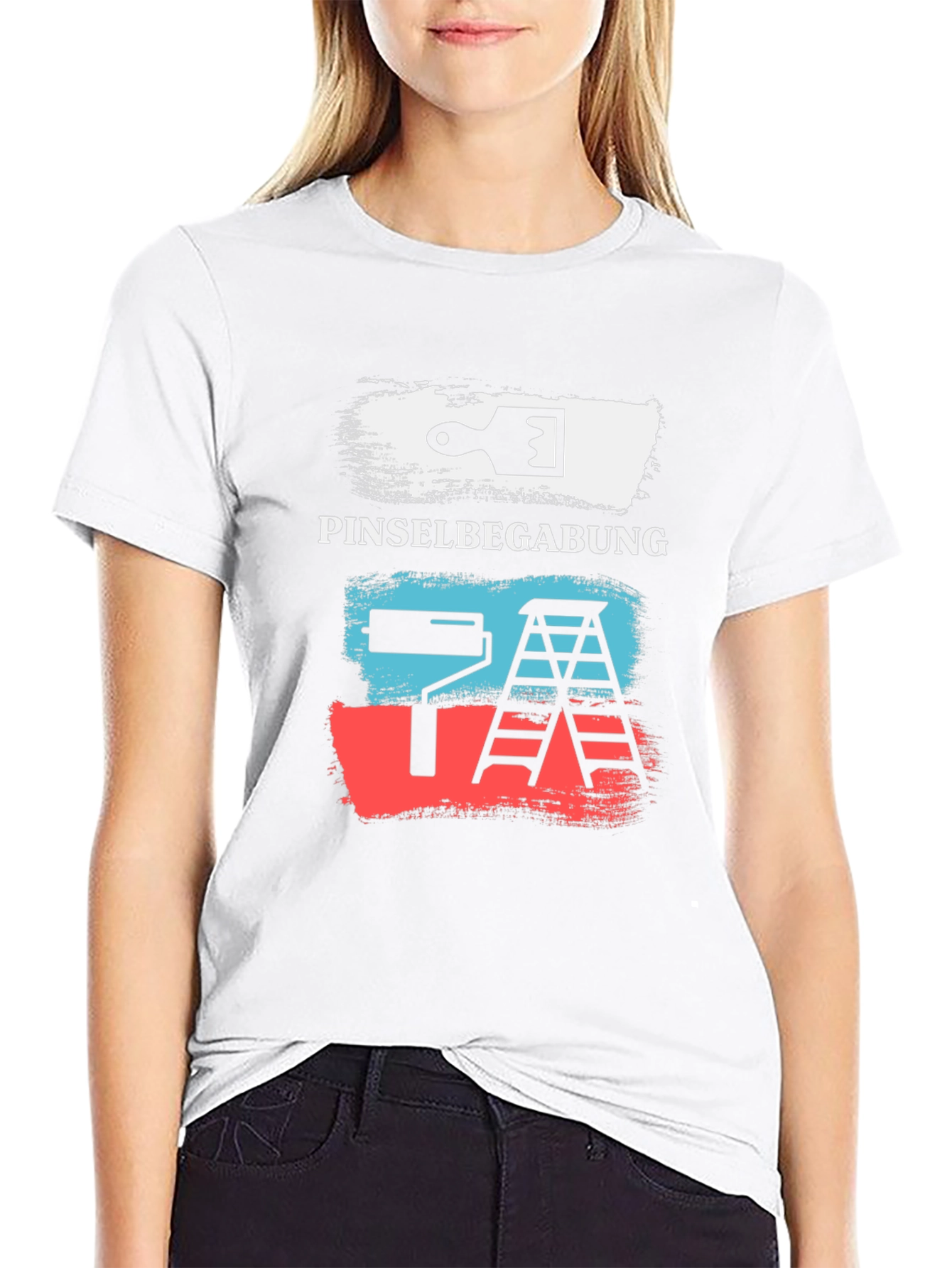 Painters Talent T-Shirt - PINSELBEGABUNG Crew Neck Tee