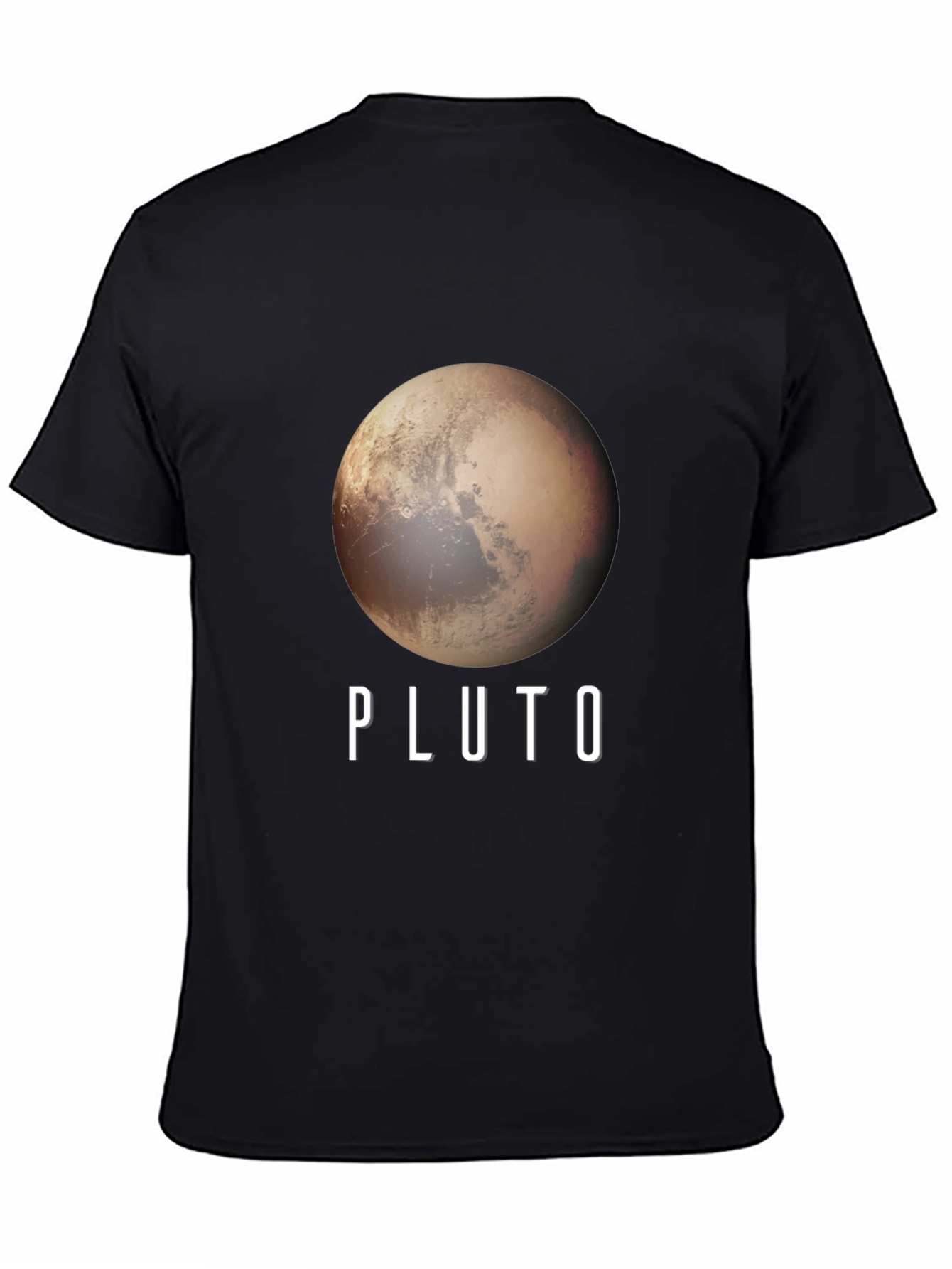 Pluto Planet Graphic T-Shirt - Space Tee