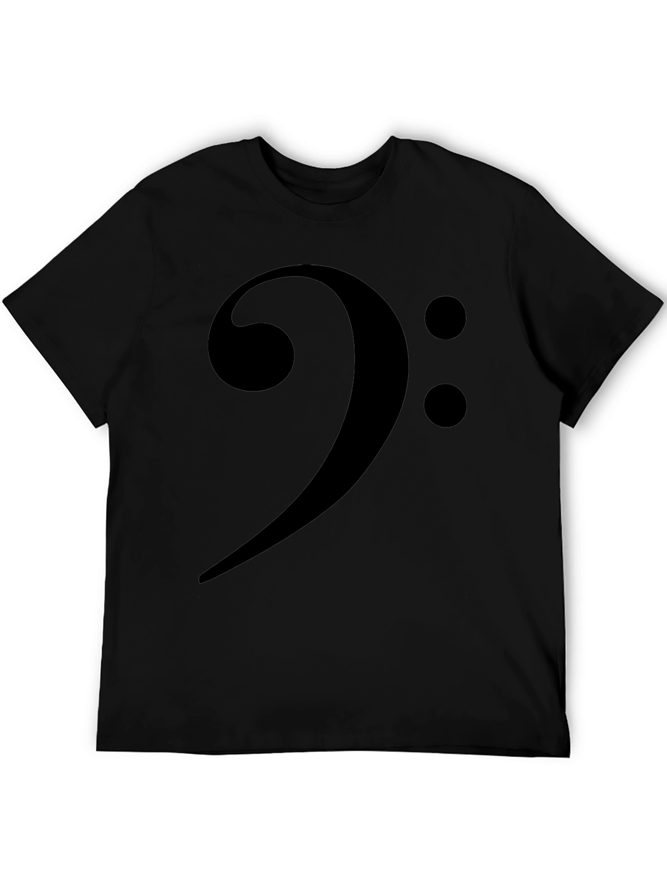 Bass Clef Graphic T-Shirt - Music Lover Tee