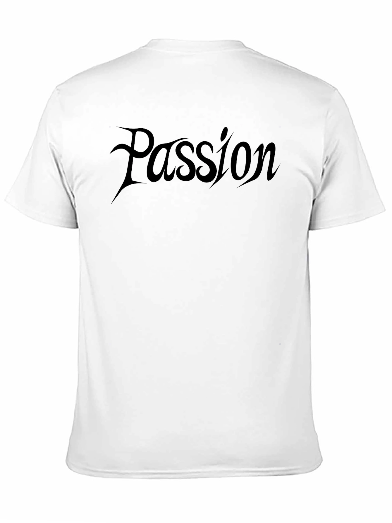 Passion Tee - Black Graphic T-Shirt