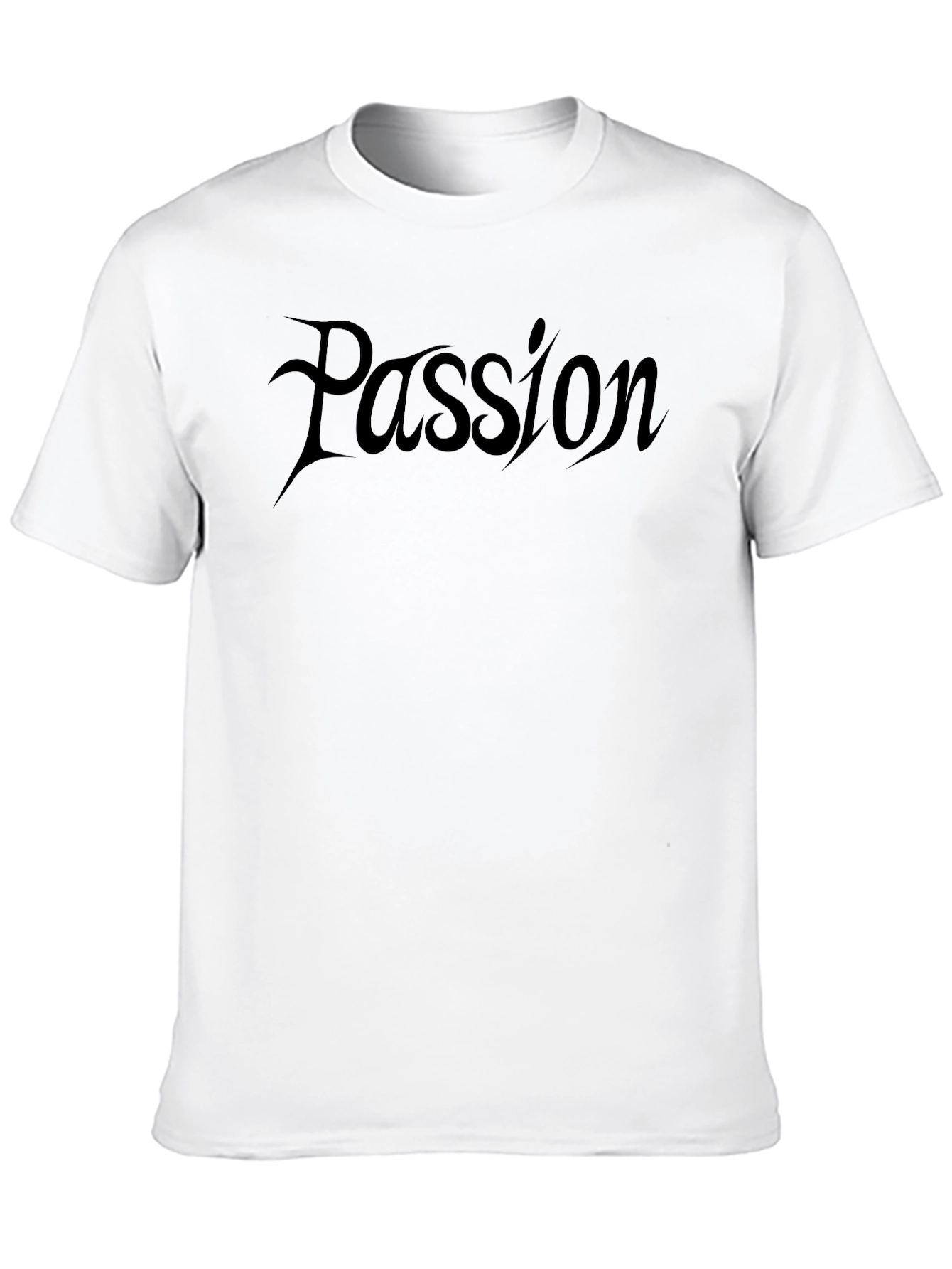 Passion Tee - Black Graphic T-Shirt