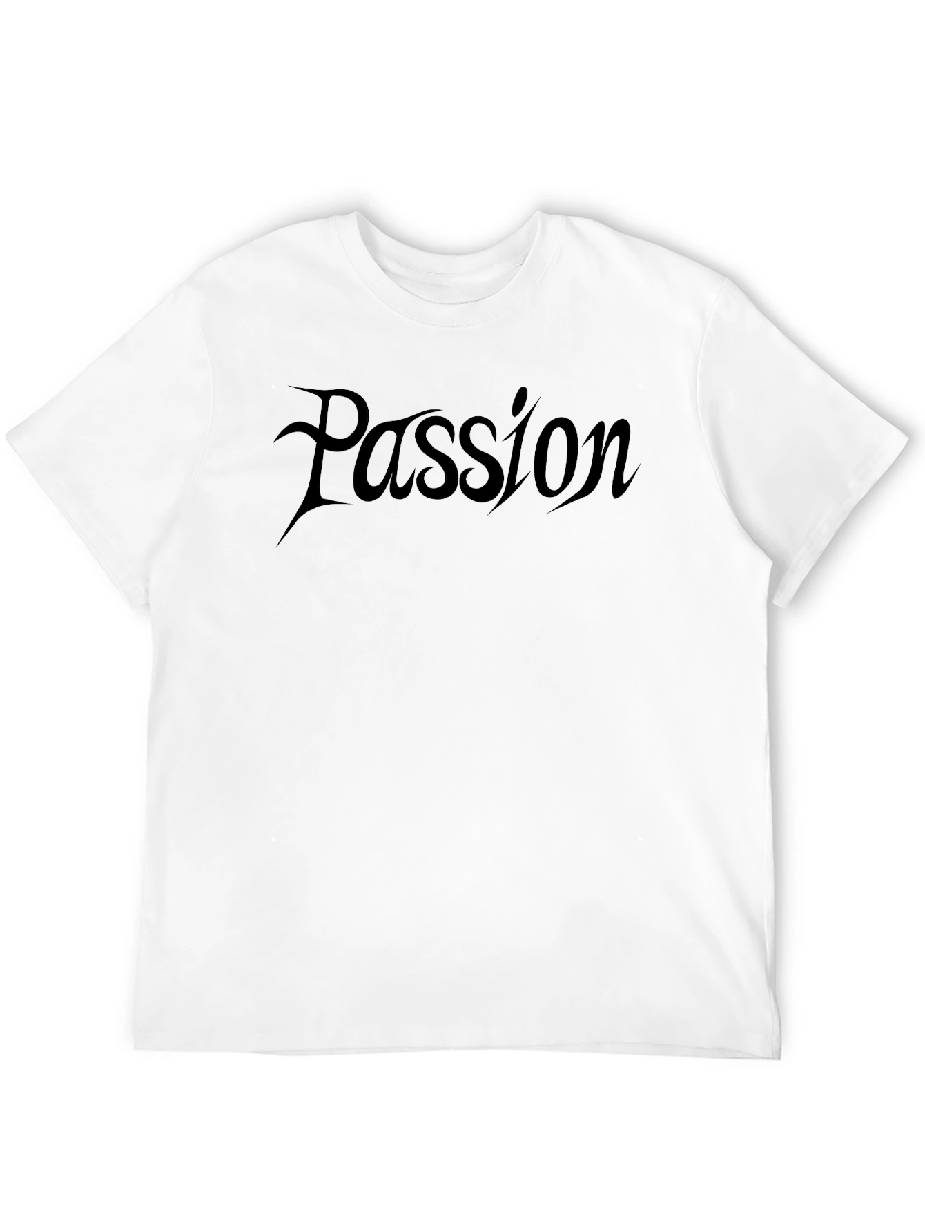 Passion Tee - Black Graphic T-Shirt