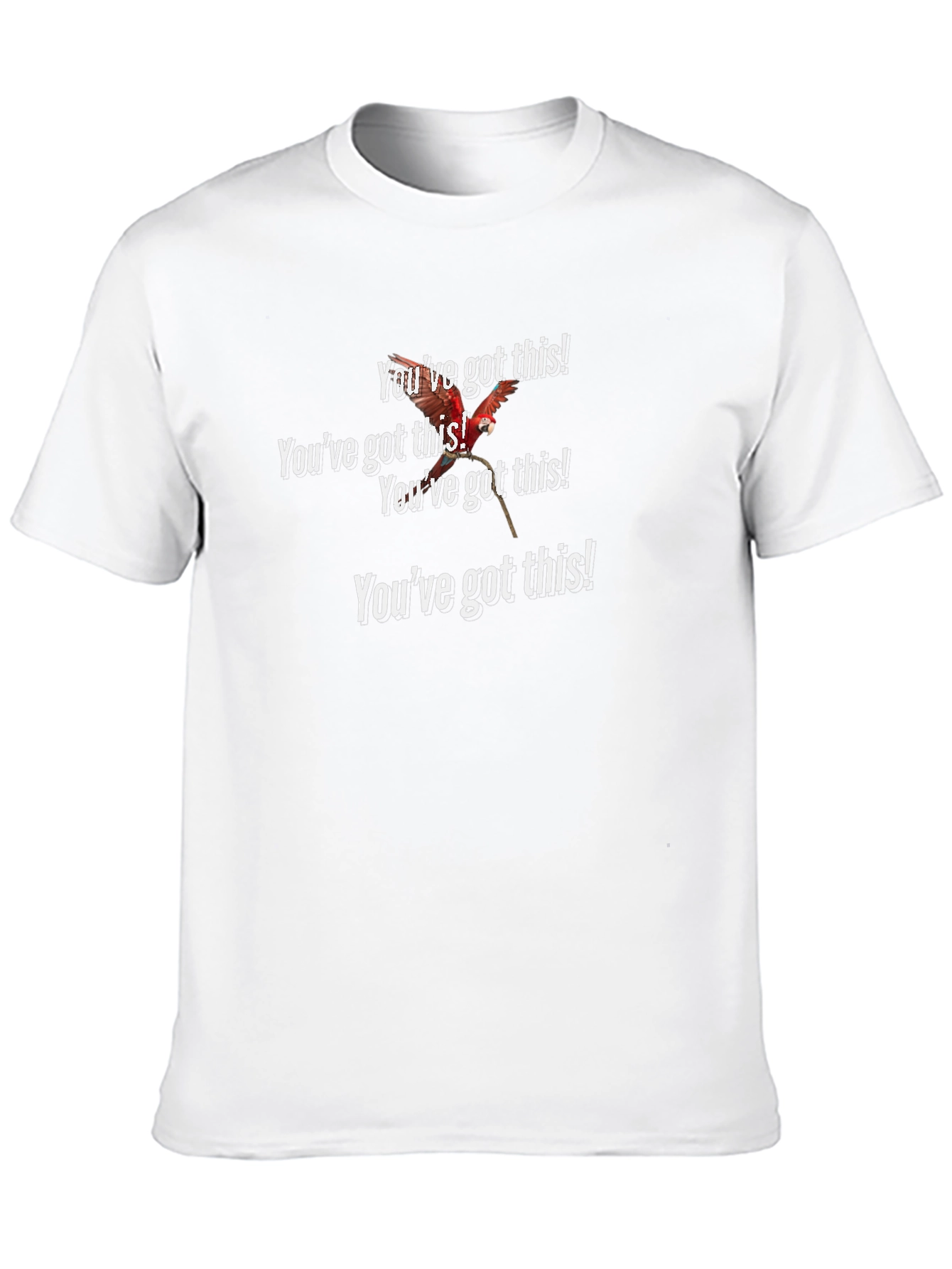 Youve Got This! Parrot Graphic T-Shirt - Black