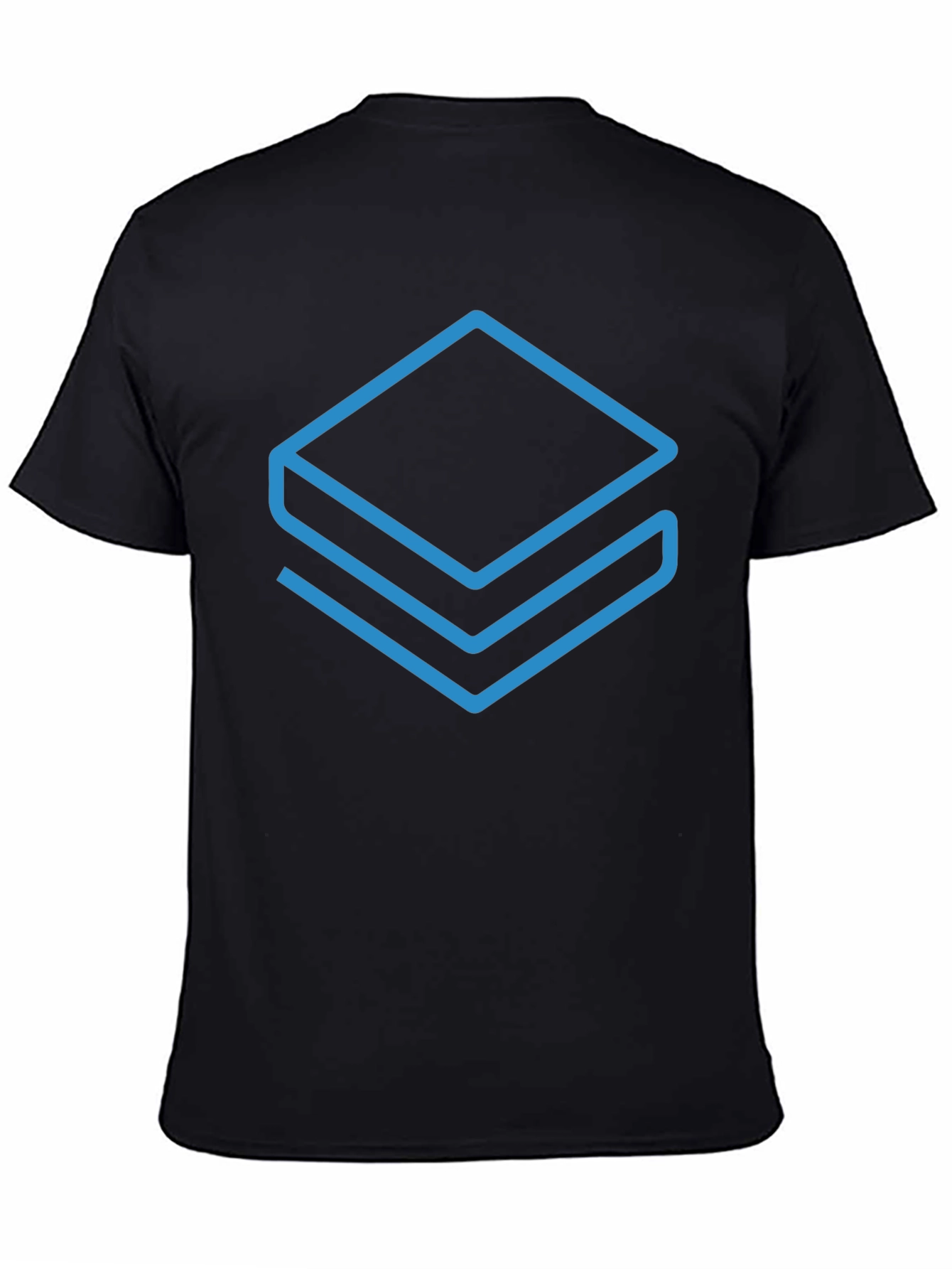 Abstract Layers Graphic Tee - Modern Casual Style