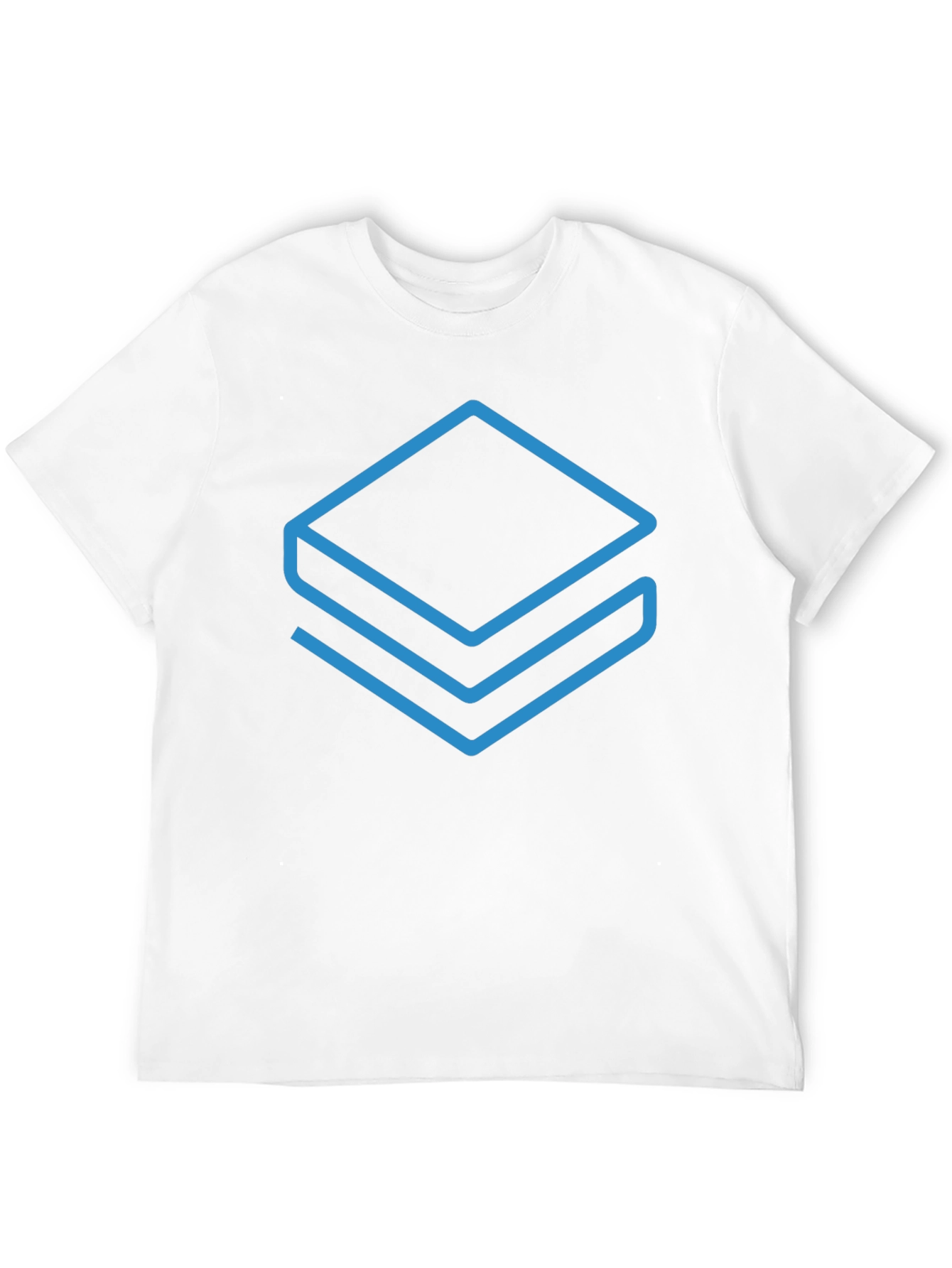 Abstract Layers Graphic Tee - Modern Casual Style