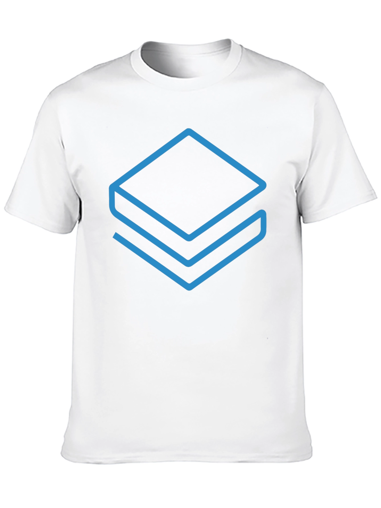Abstract Layers Graphic Tee - Modern Casual Style