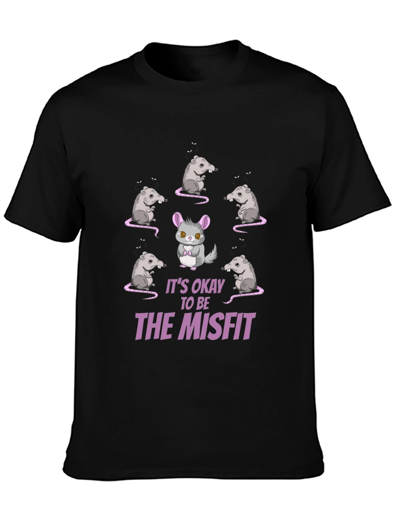 Misfit Chinchilla Graphic T-Shirt