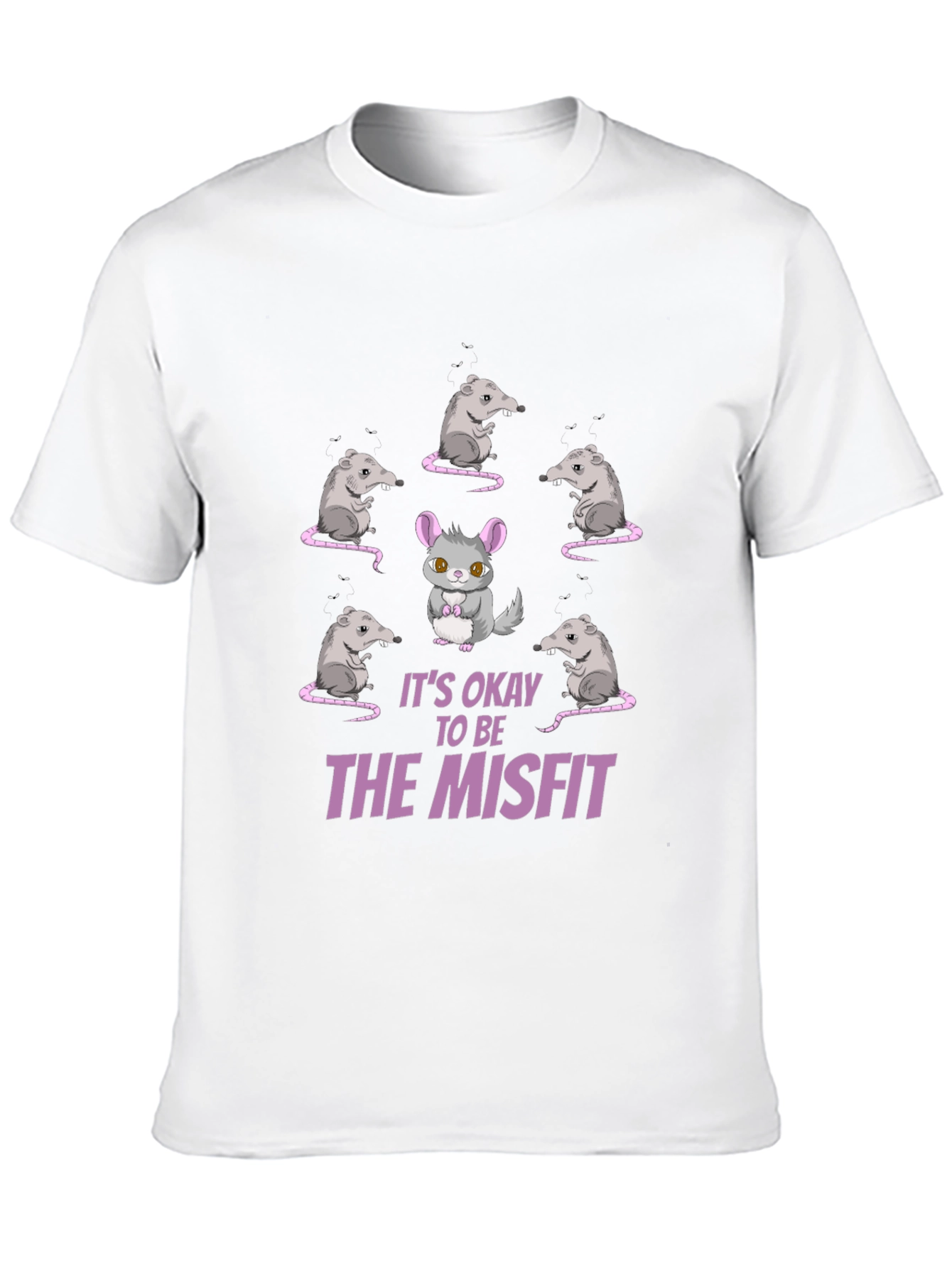 Misfit Chinchilla Graphic T-Shirt