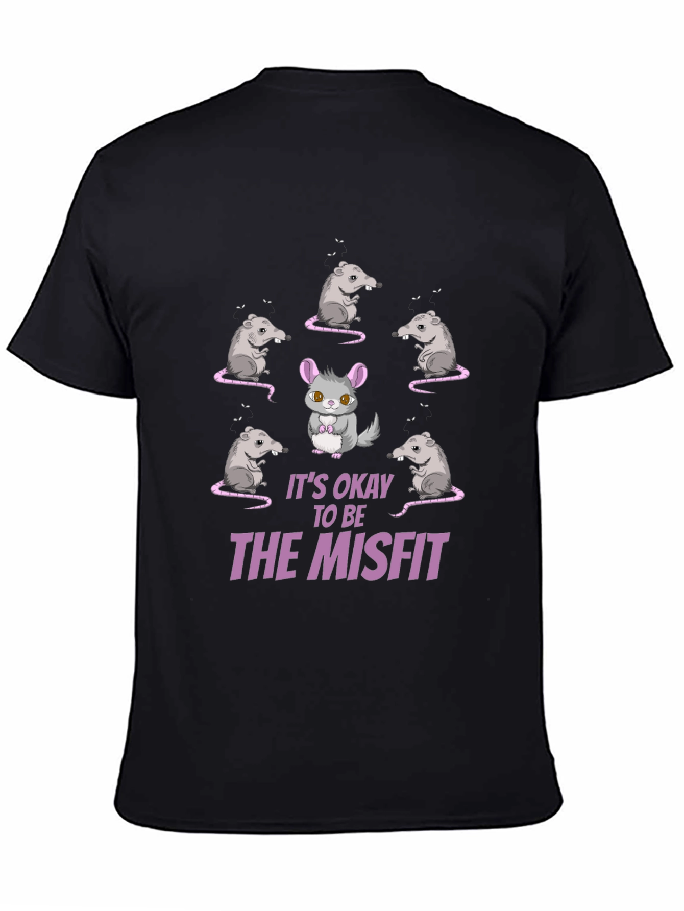 Misfit Chinchilla Graphic T-Shirt
