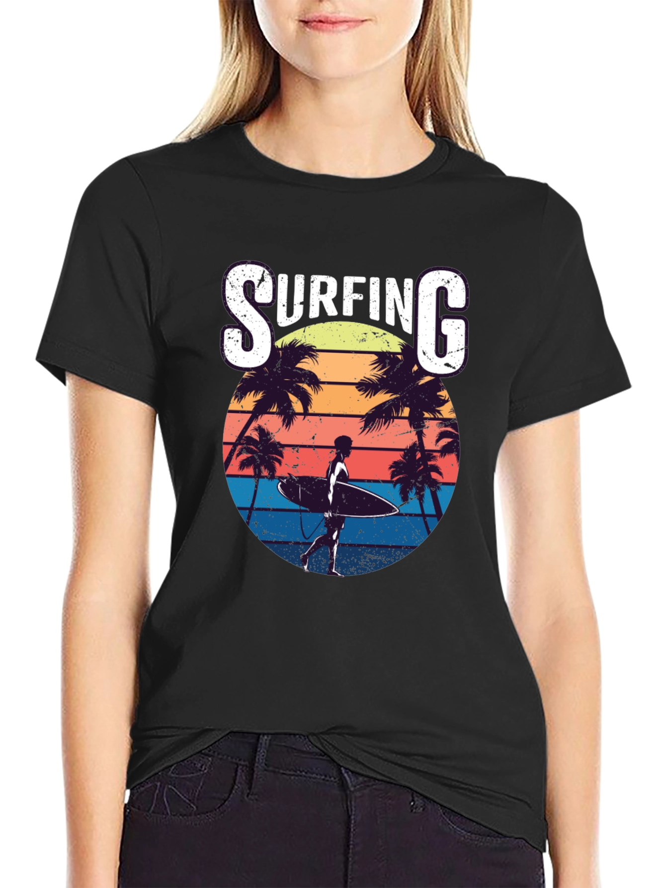 Surfing Retro T-Shirt
