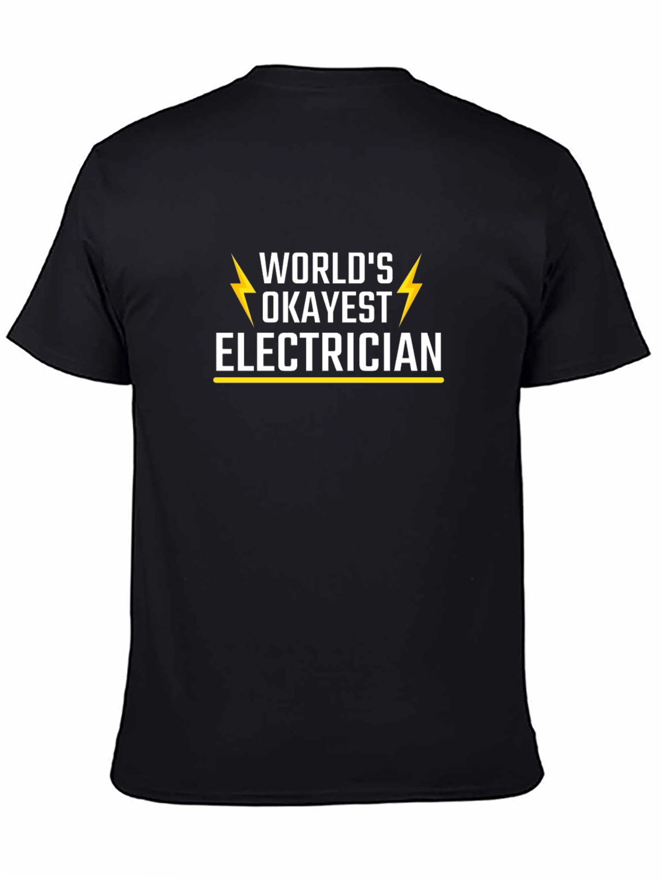 Worlds Okayest Electrician Graphic T-Shirt