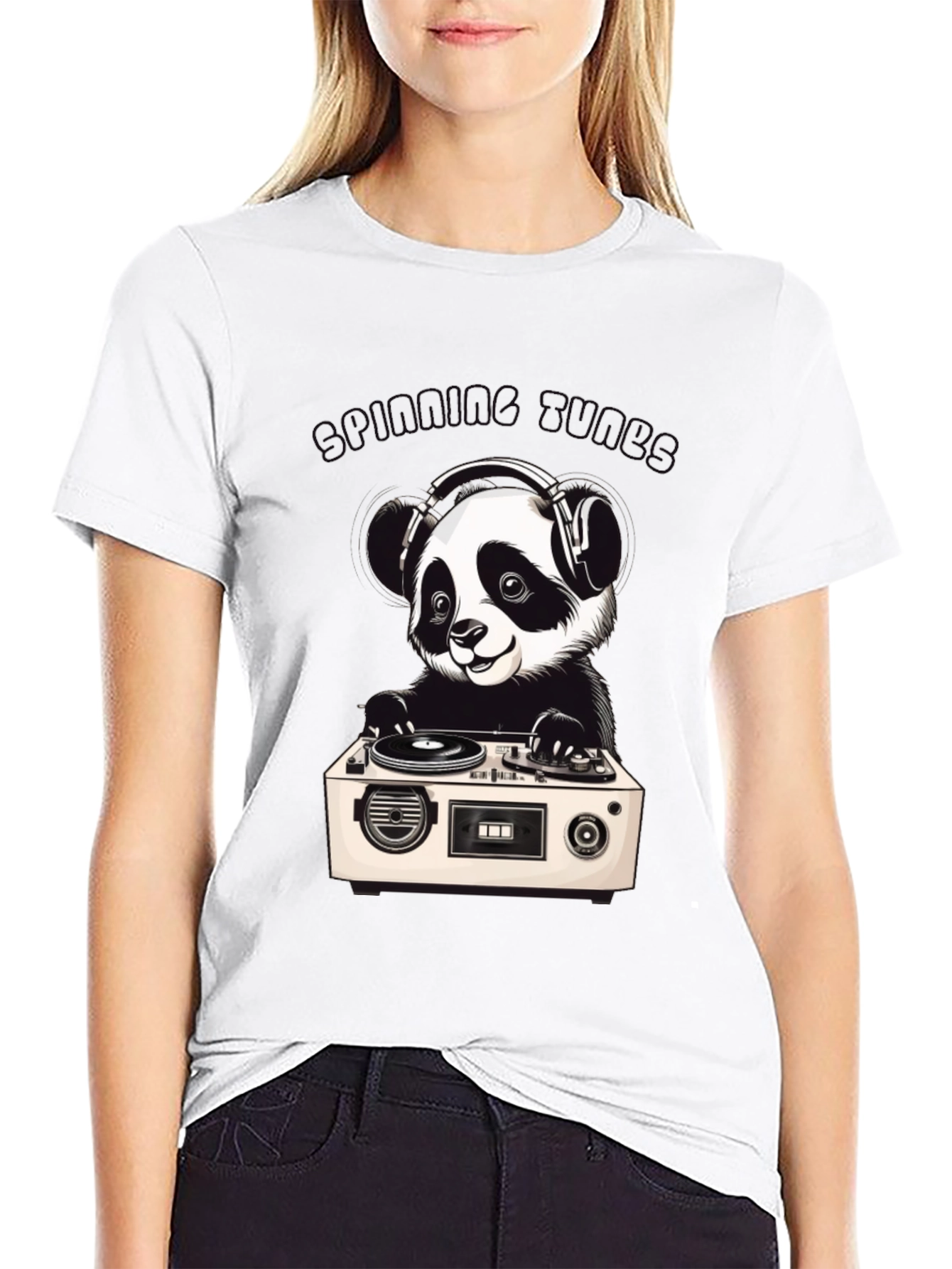 DJ Panda T-Shirt - Spinning Some Tunes!