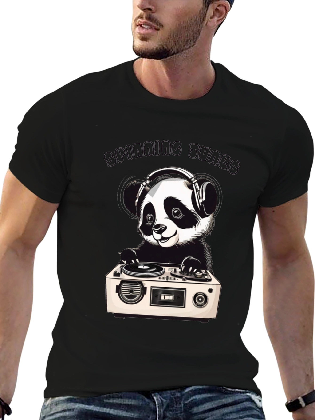 DJ Panda T-Shirt - Spinning Some Tunes!