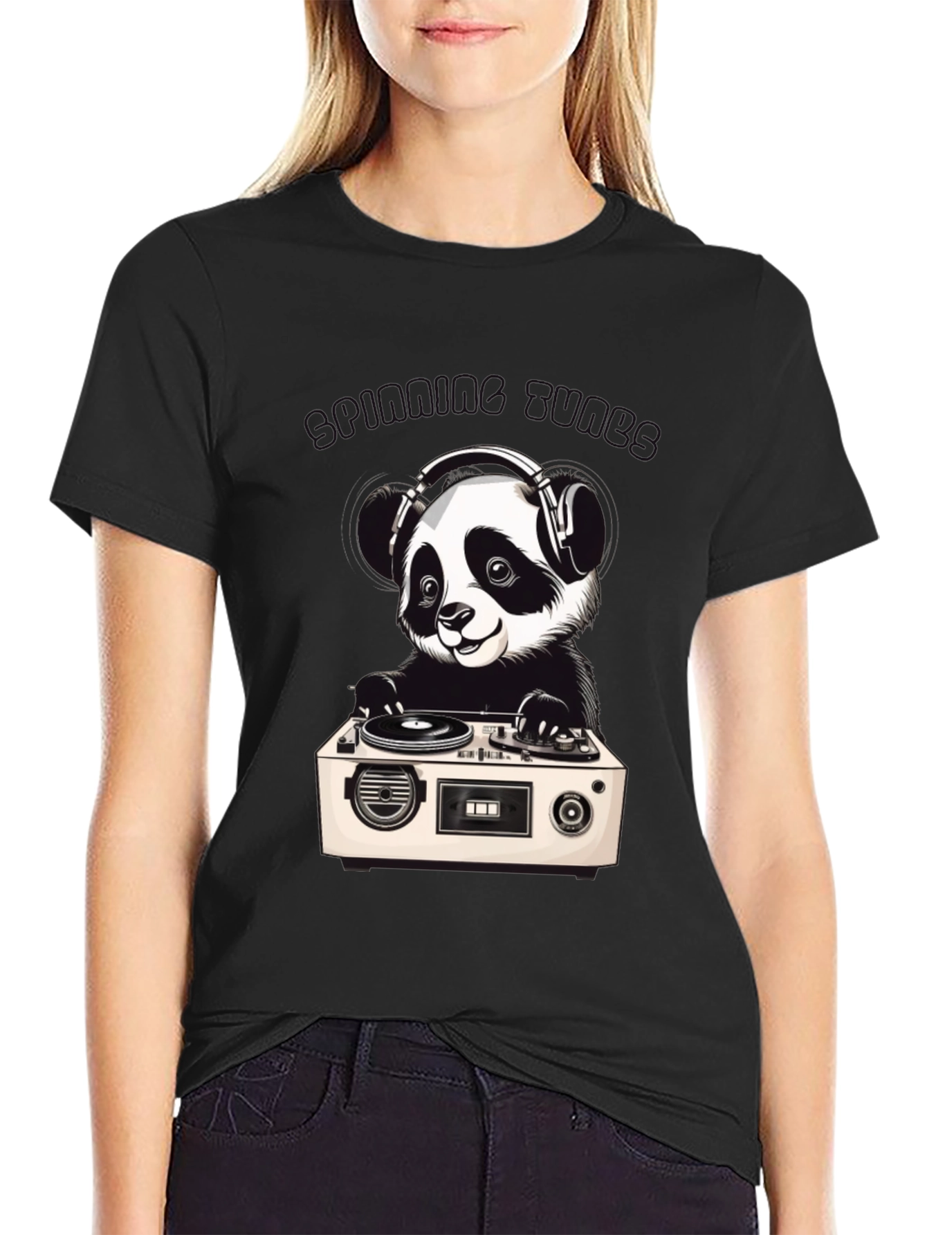 DJ Panda T-Shirt - Spinning Some Tunes!