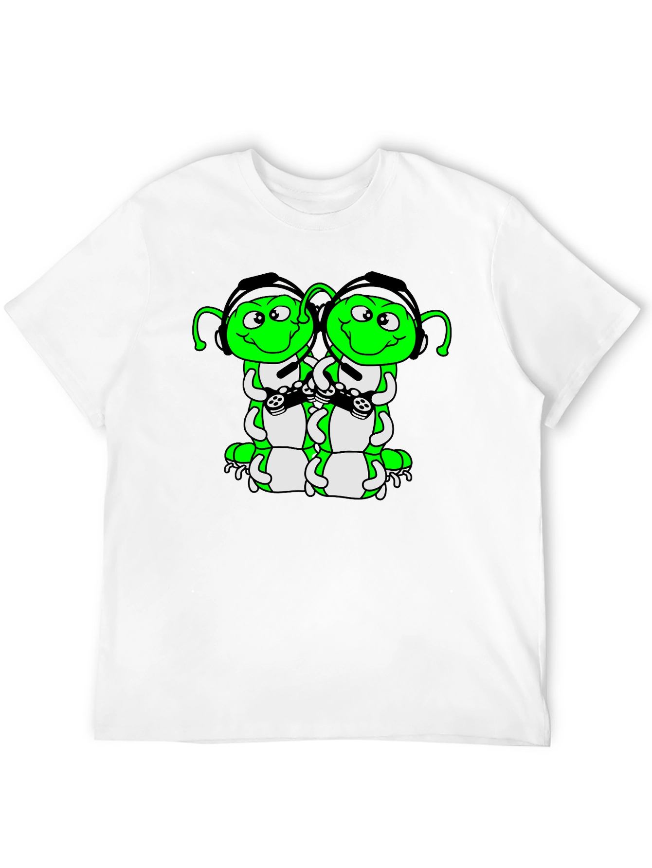 Gaming Caterpillar Graphic Tee