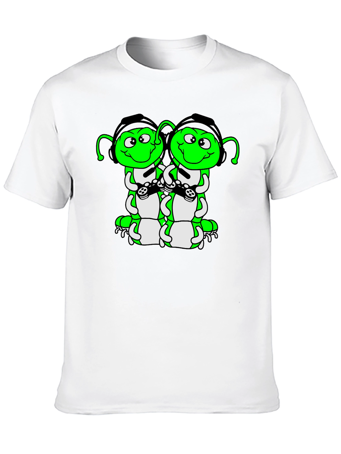 Gaming Caterpillar Graphic Tee