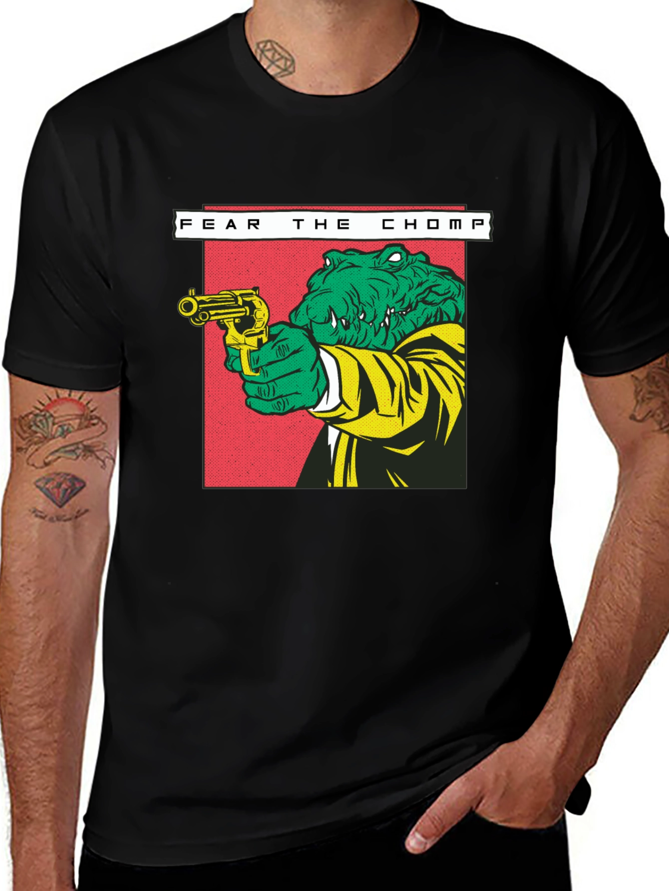 Fear the Chomp Alligator Graphic T-Shirt