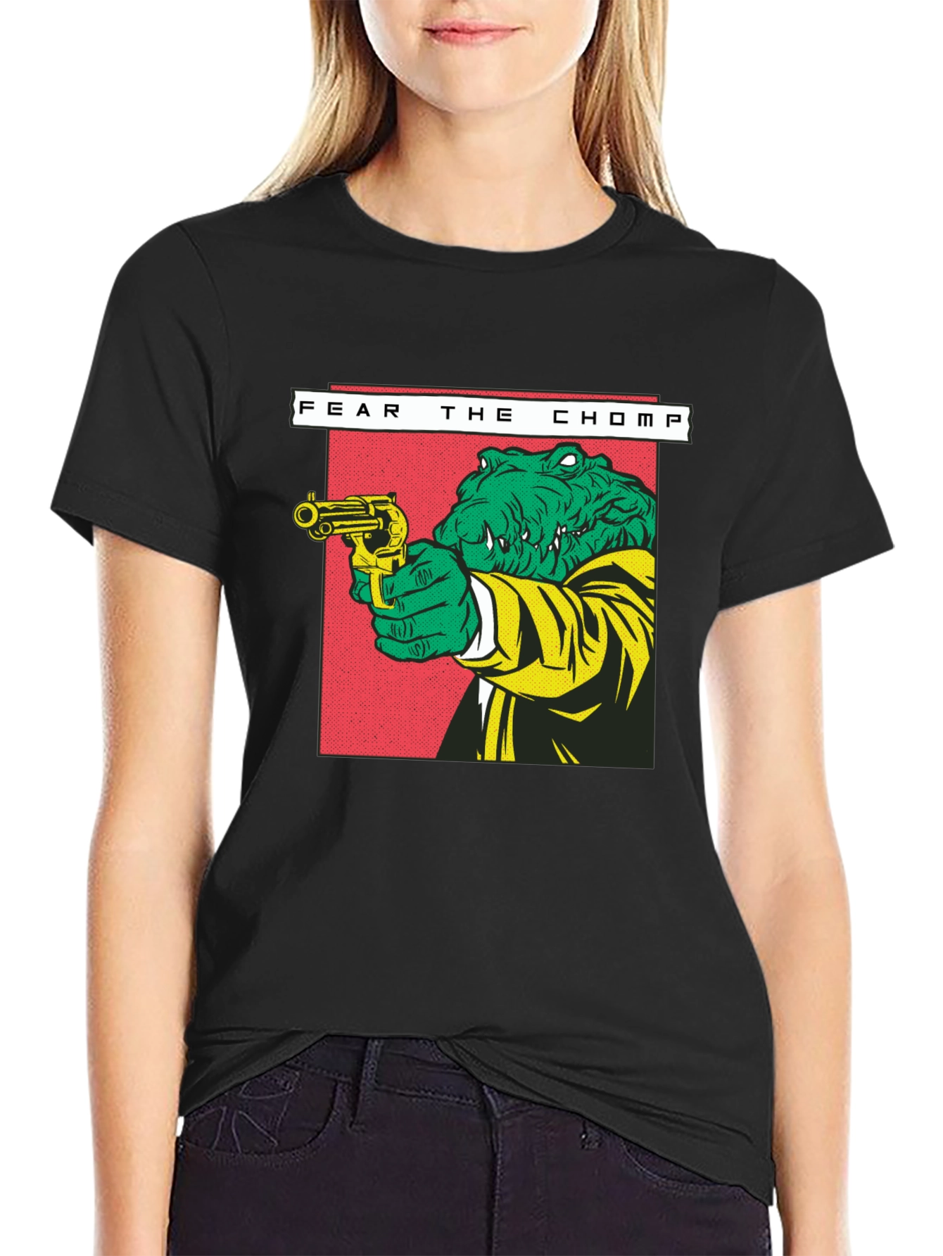 Fear the Chomp Alligator Graphic T-Shirt