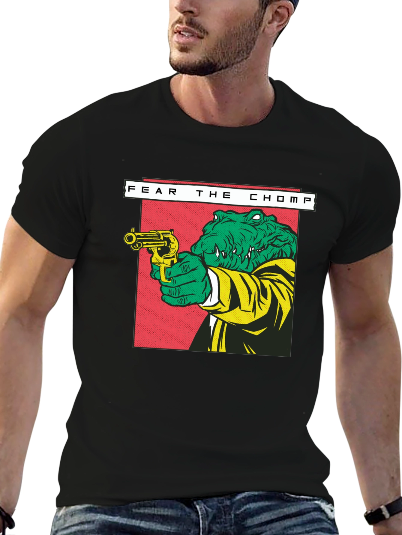 Fear the Chomp Alligator Graphic T-Shirt