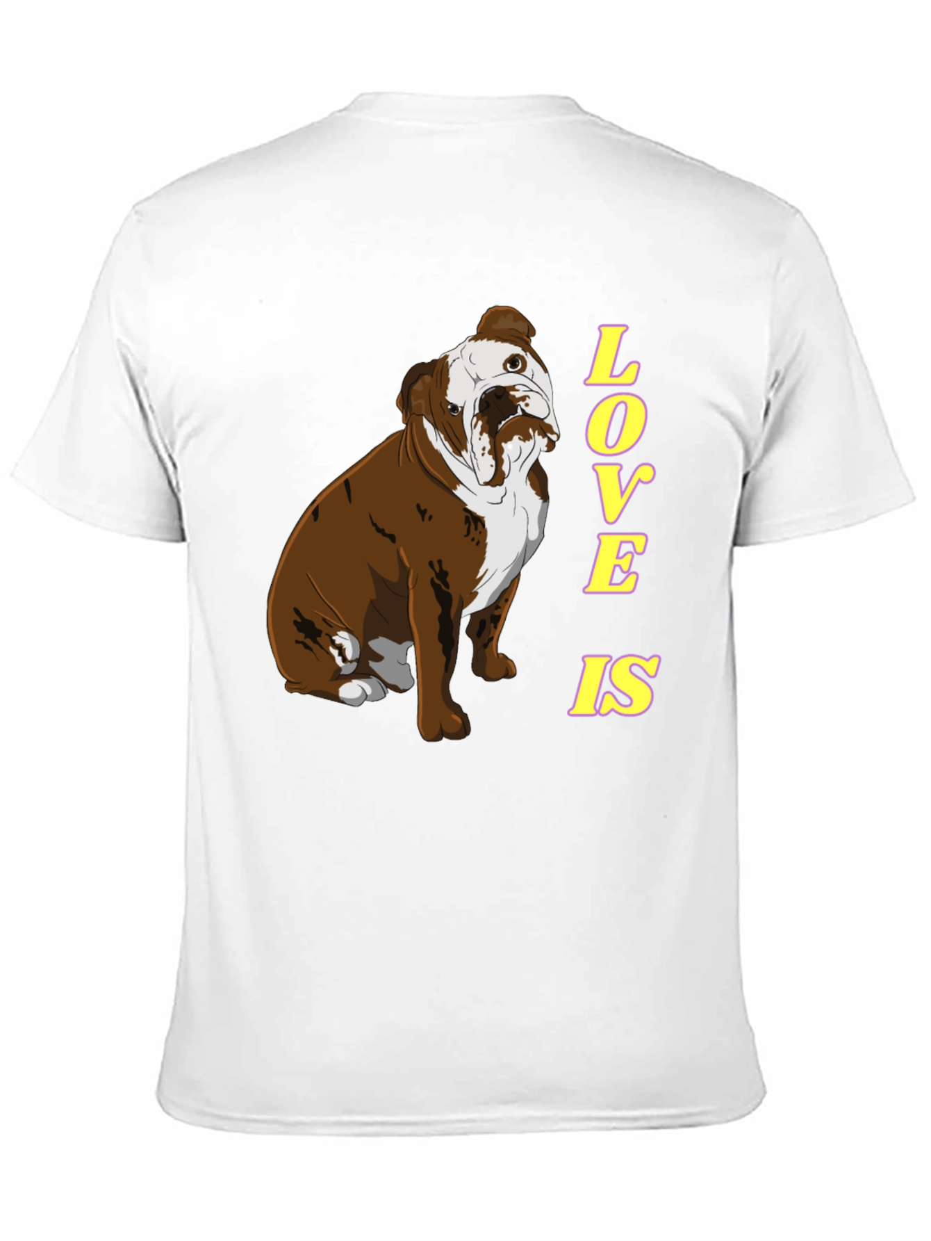 Bulldog Love Graphic Tee - Black