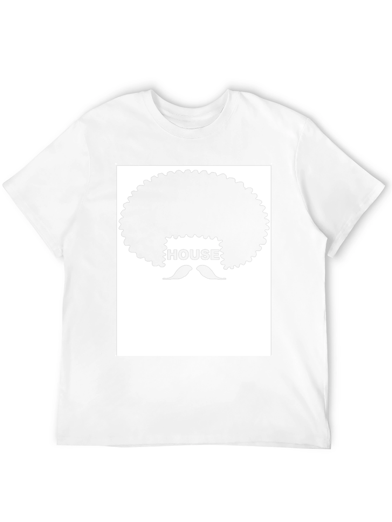 Funky Afro House T-Shirt - Black Graphic Tee