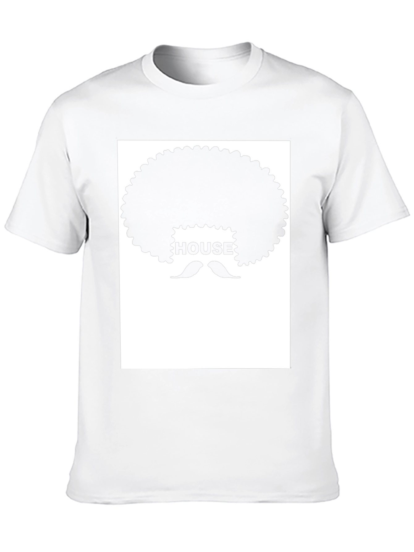 Funky Afro House T-Shirt - Black Graphic Tee