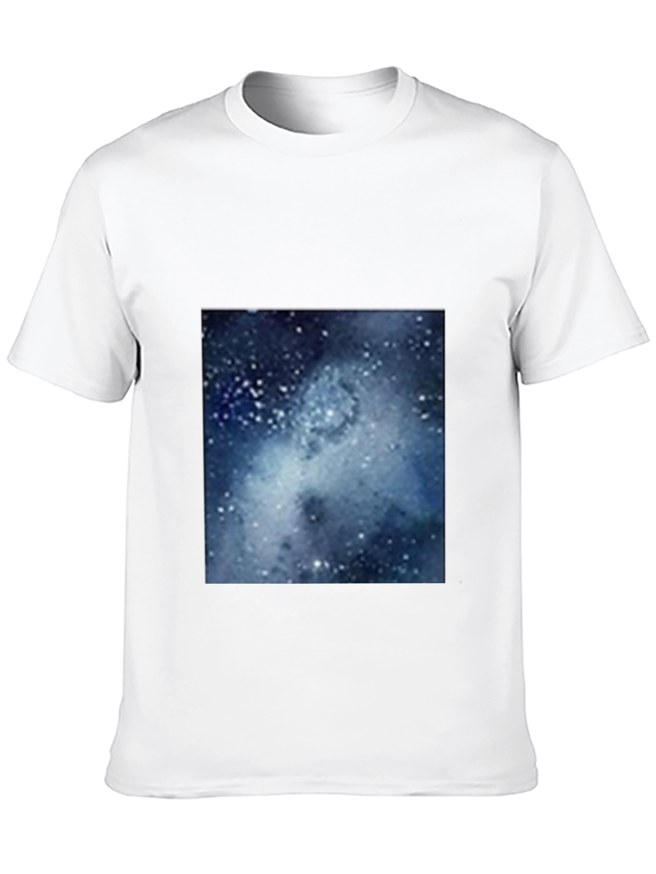 Galaxy Print Black T-Shirt