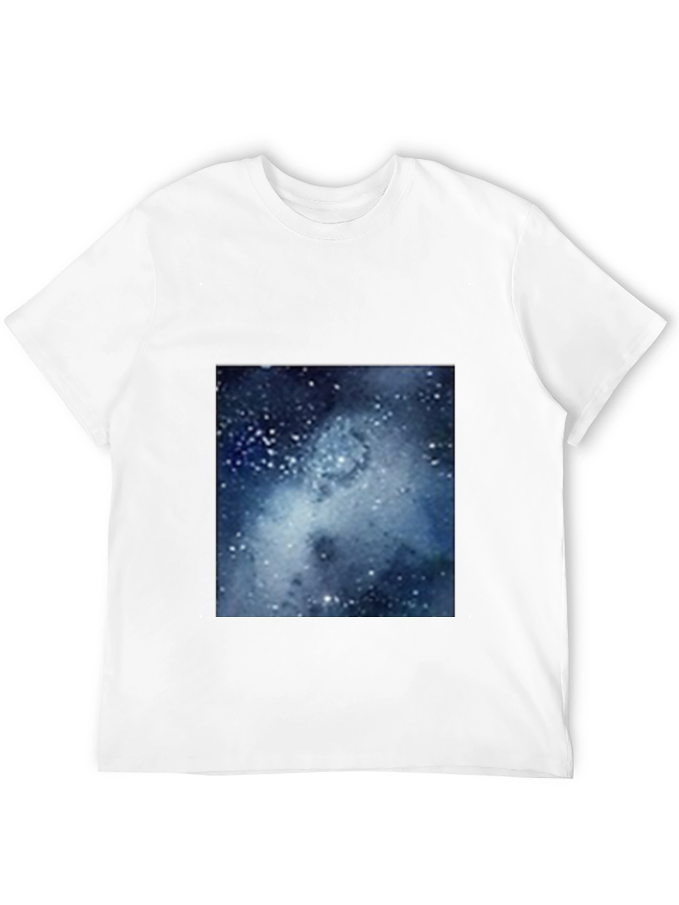 Galaxy Print Black T-Shirt