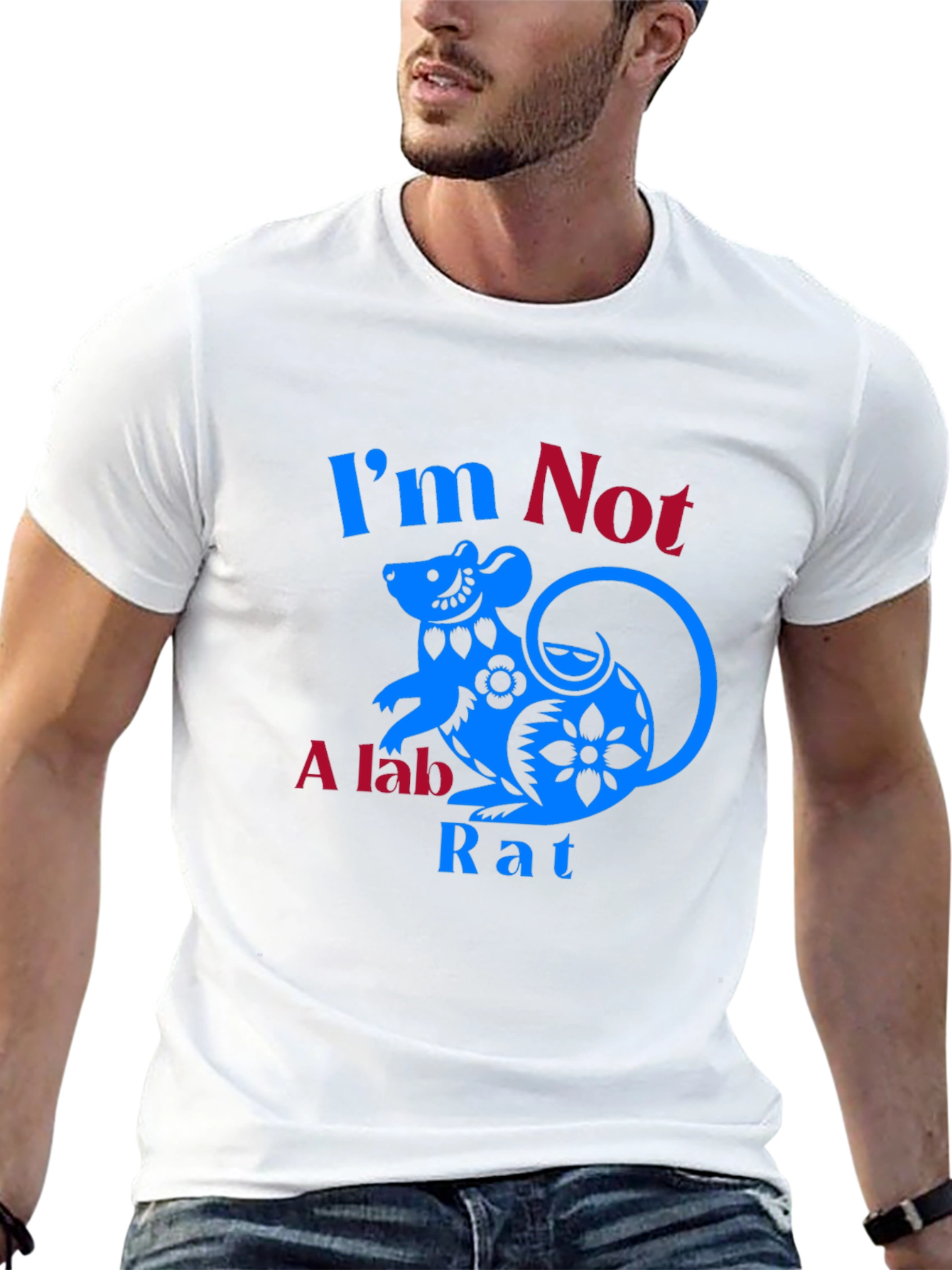 Im Not a Lab Rat T-Shirt Funny Graphic Tee