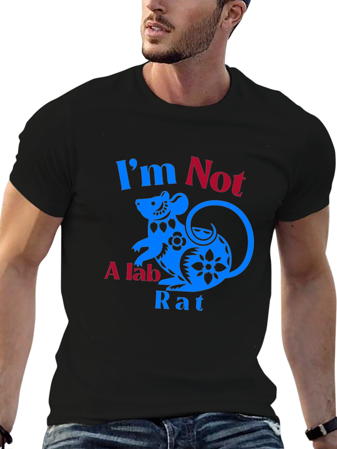 Im Not a Lab Rat T-Shirt Funny Graphic Tee