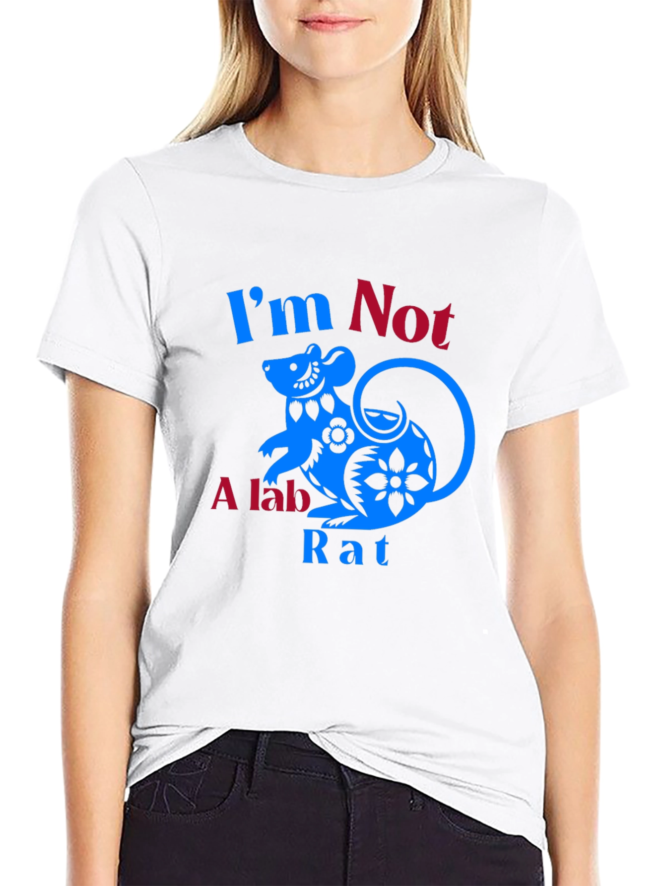 Im Not a Lab Rat T-Shirt Funny Graphic Tee